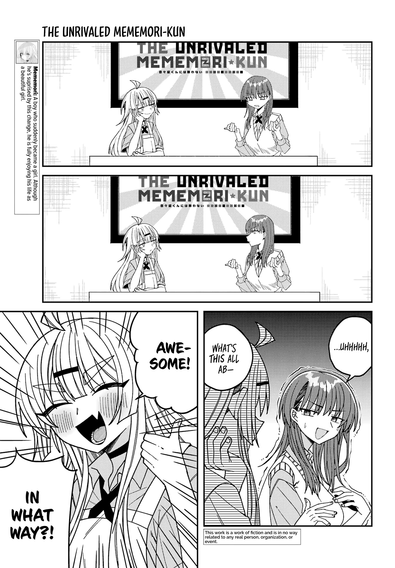 Unparalleled Mememori-kun Chapter 13.4 page 3 - Chapter 13.4: Recapped! 03