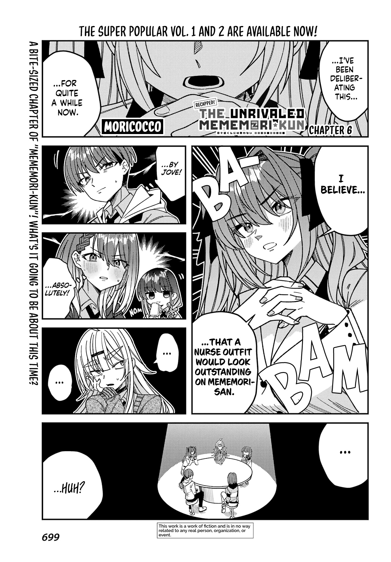 Unparalleled Mememori-kun Chapter 13.7 page 1 - Chapter 13.7: Recapped! 06