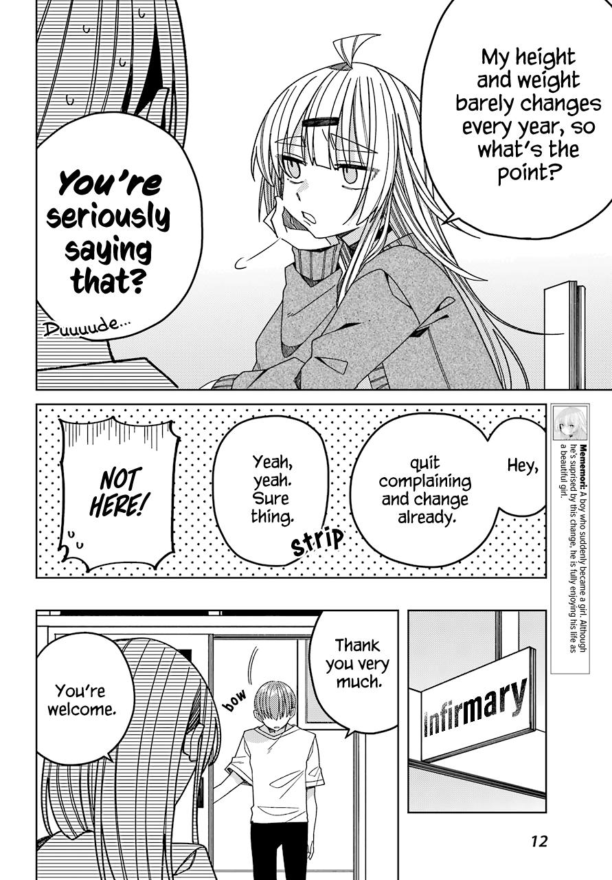 Unparalleled Mememori-kun Chapter 13 page 7 - Chapter 13: Physical Exams