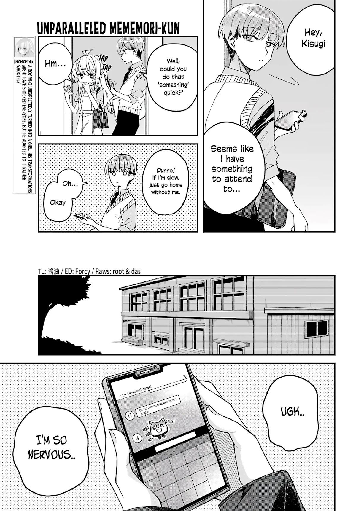 Unparalleled Mememori-kun Chapter 3 page 3 - Chapter 3: The Person I Like