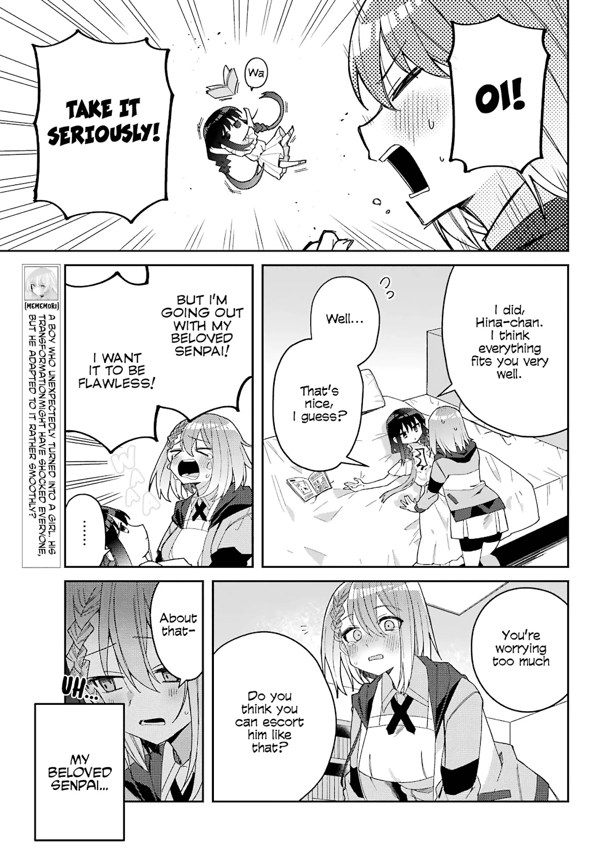 Unparalleled Mememori-kun Chapter 4 page 4 - Chapter 4: Going Out Together