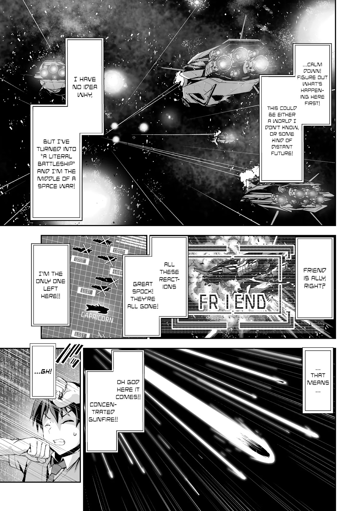 Unparalleled Path ~ Reincarnated as the AI for a Space Battleship ~ Chapter 1 page 15 - Chapter 1: Reicarnation Course