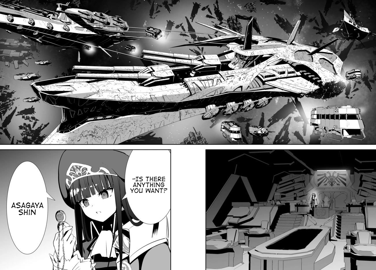 Unparalleled Path ~ Reincarnated as the AI for a Space Battleship ~ Chapter 10 page 6 - Chapter 10: Farewell Route