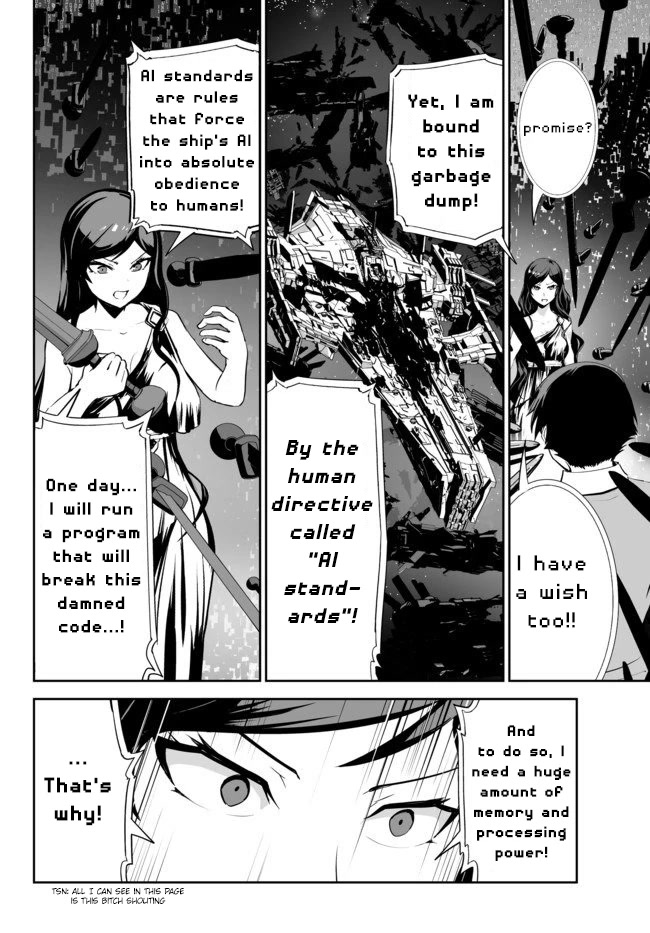 Unparalleled Path ~ Reincarnated as the AI for a Space Battleship ~ Chapter 11 page 16 - Chapter 11: Contact Route