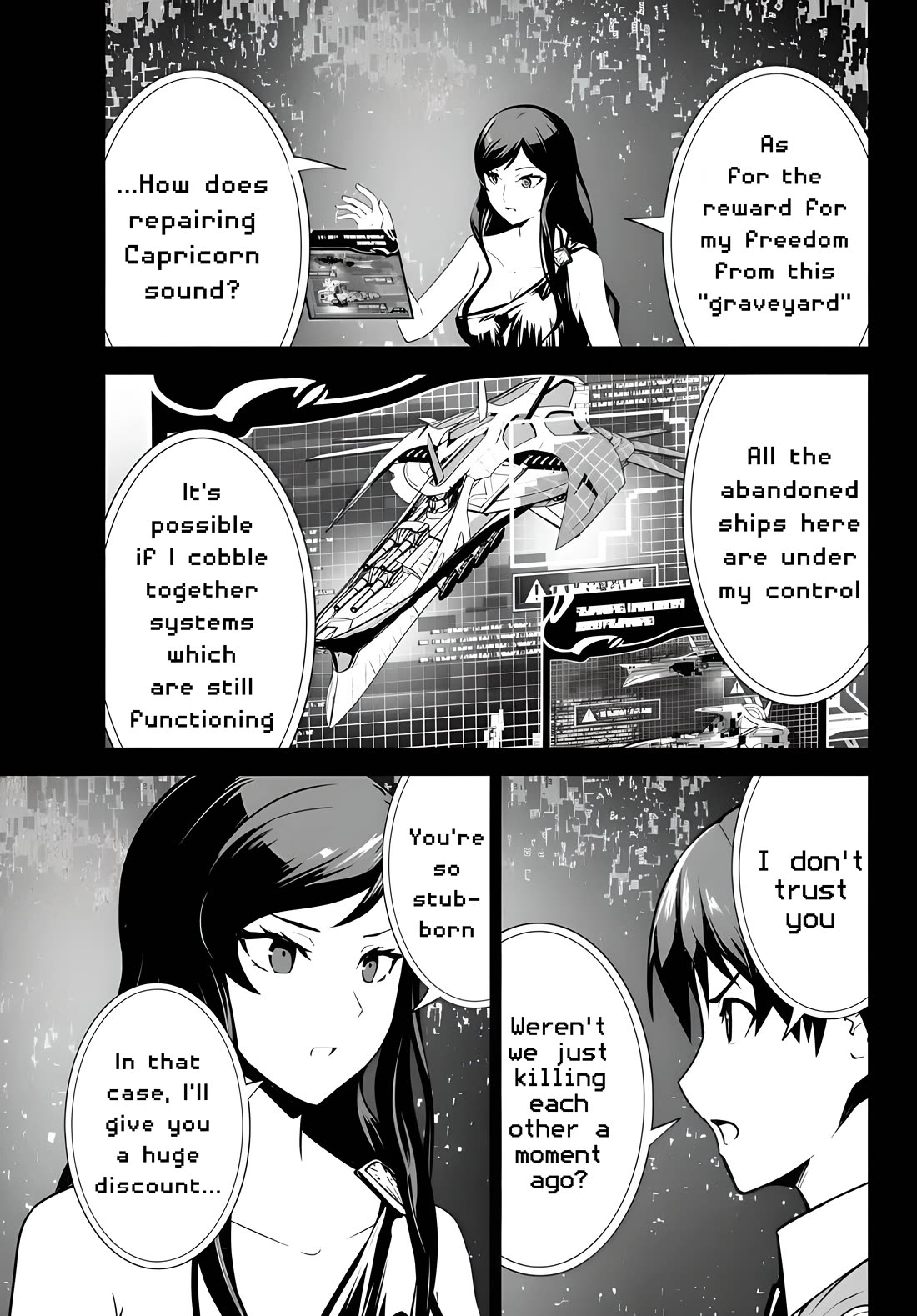 Unparalleled Path ~ Reincarnated as the AI for a Space Battleship ~ Chapter 13 page 28 - Chapter 13