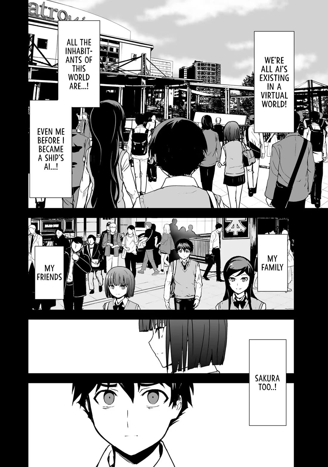 Unparalleled Path ~ Reincarnated as the AI for a Space Battleship ~ Chapter 14 page 11 - Chapter 14: Creation Route