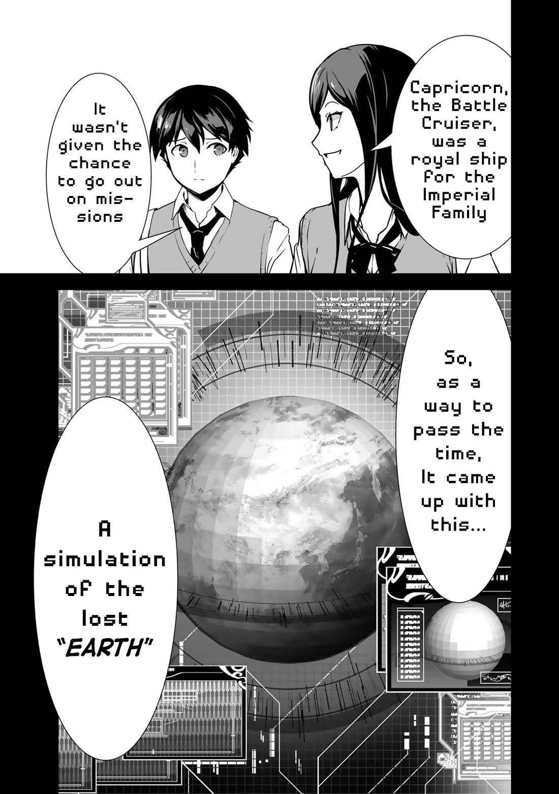 Unparalleled Path ~ Reincarnated as the AI for a Space Battleship ~ Chapter 14 page 12 - Chapter 14: Creation Route