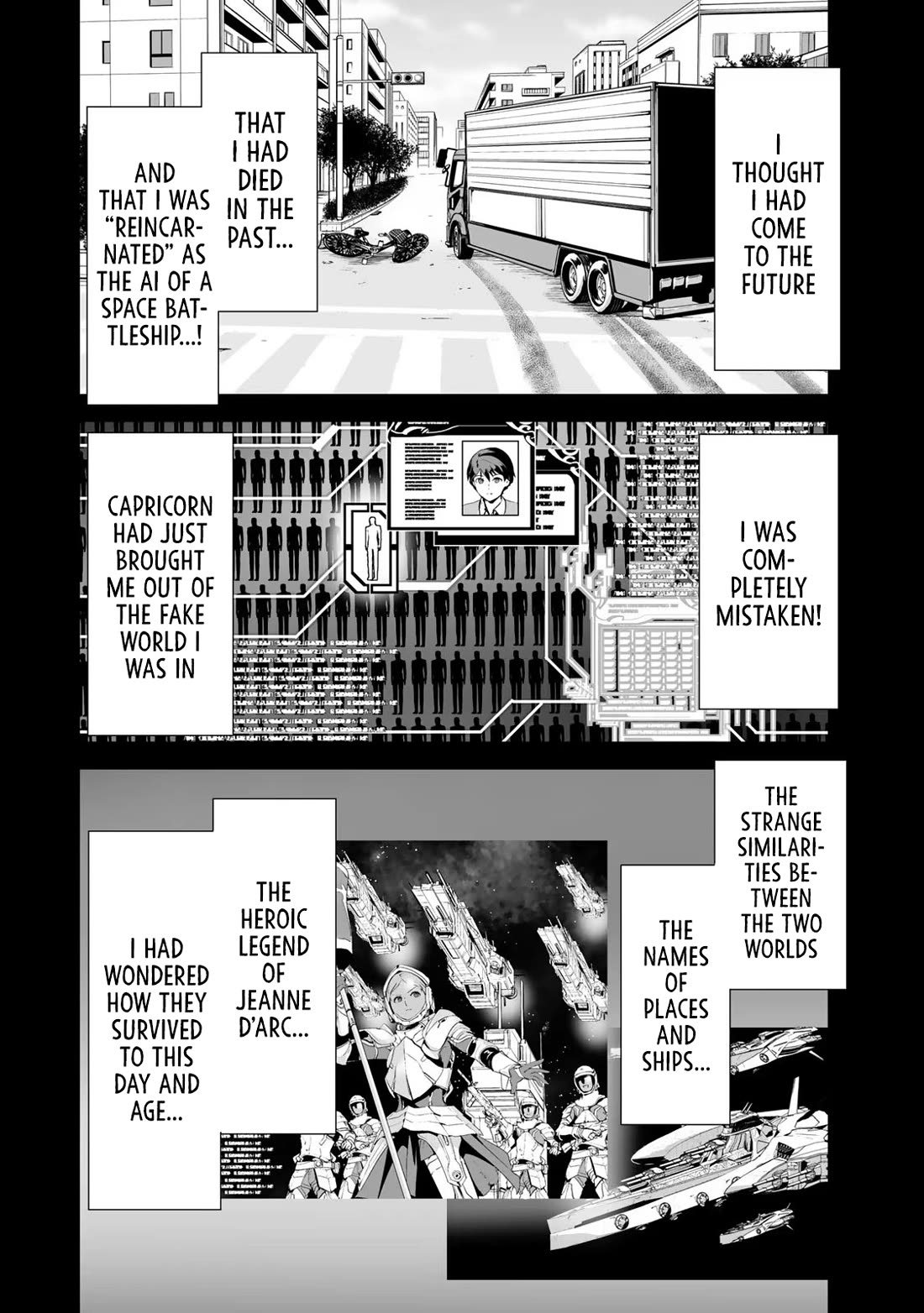 Unparalleled Path ~ Reincarnated as the AI for a Space Battleship ~ Chapter 14 page 15 - Chapter 14: Creation Route
