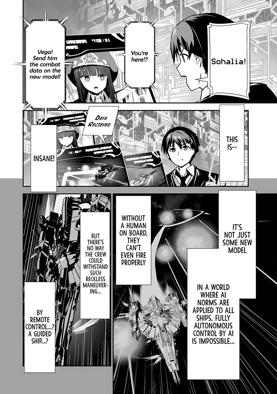 Unparalleled Path ~ Reincarnated as the AI for a Space Battleship ~ Chapter 15 page 17 - Chapter 15: Unparalleled Route [END]