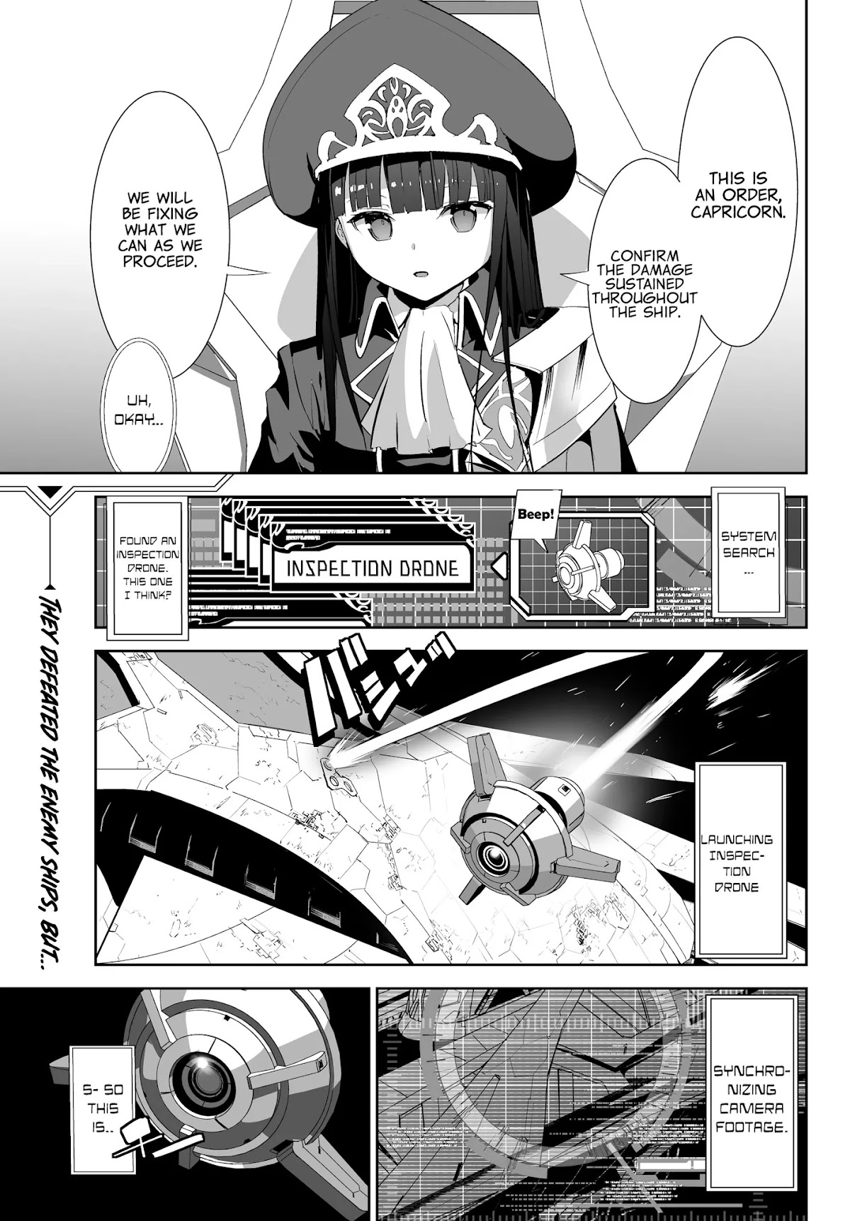 Unparalleled Path ~ Reincarnated as the AI for a Space Battleship ~ Chapter 2 page 1 - Chapter 2: Reminiscence Course