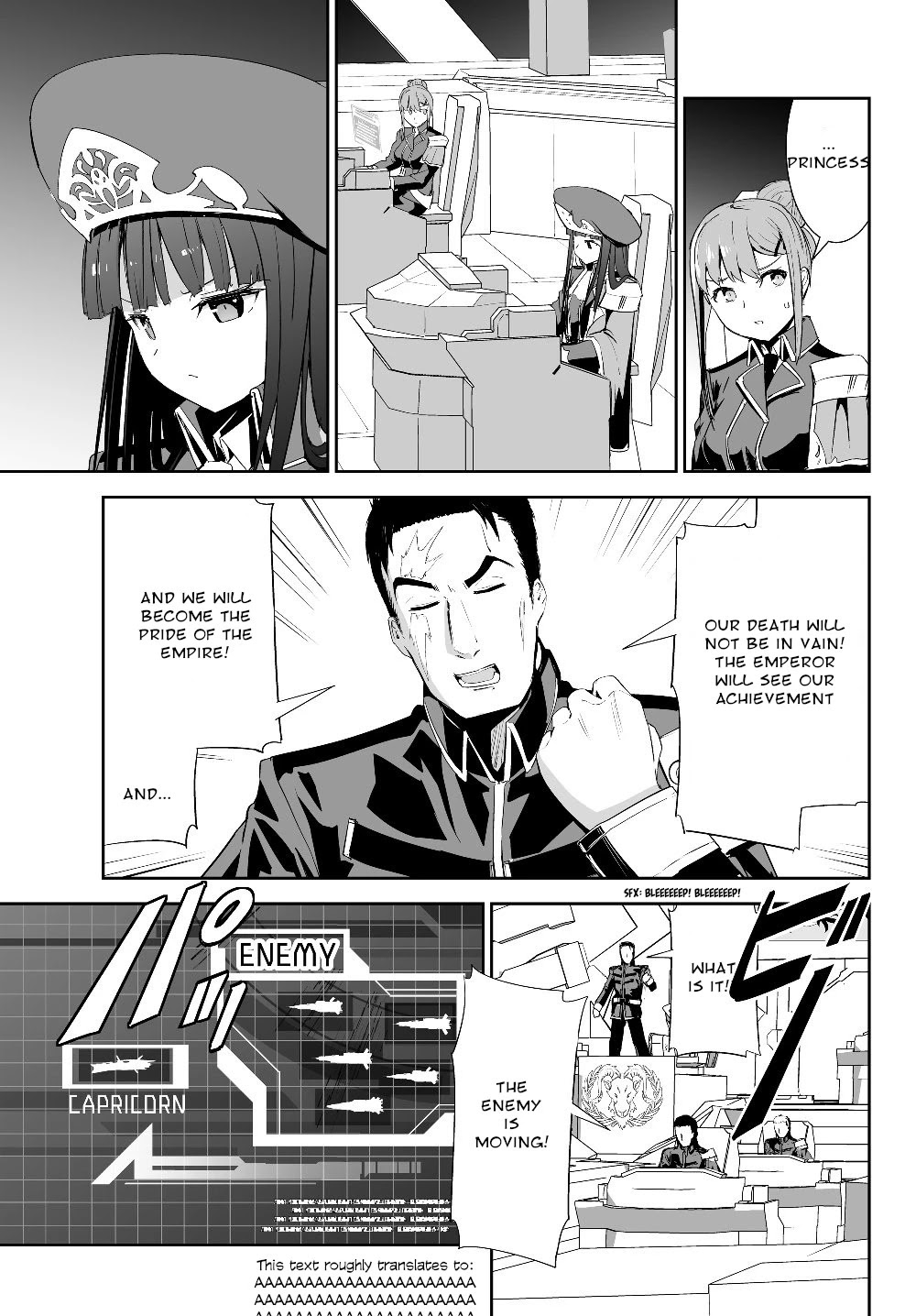 Unparalleled Path ~ Reincarnated as the AI for a Space Battleship ~ Chapter 3 page 11 - Chapter 3: Mutiny Course