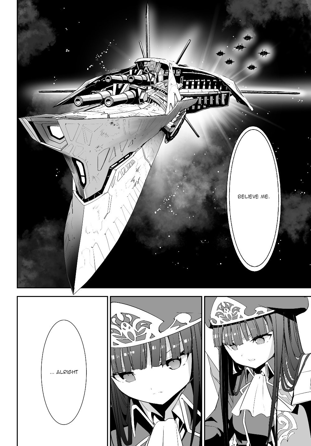 Unparalleled Path ~ Reincarnated as the AI for a Space Battleship ~ Chapter 3 page 8 - Chapter 3: Mutiny Course