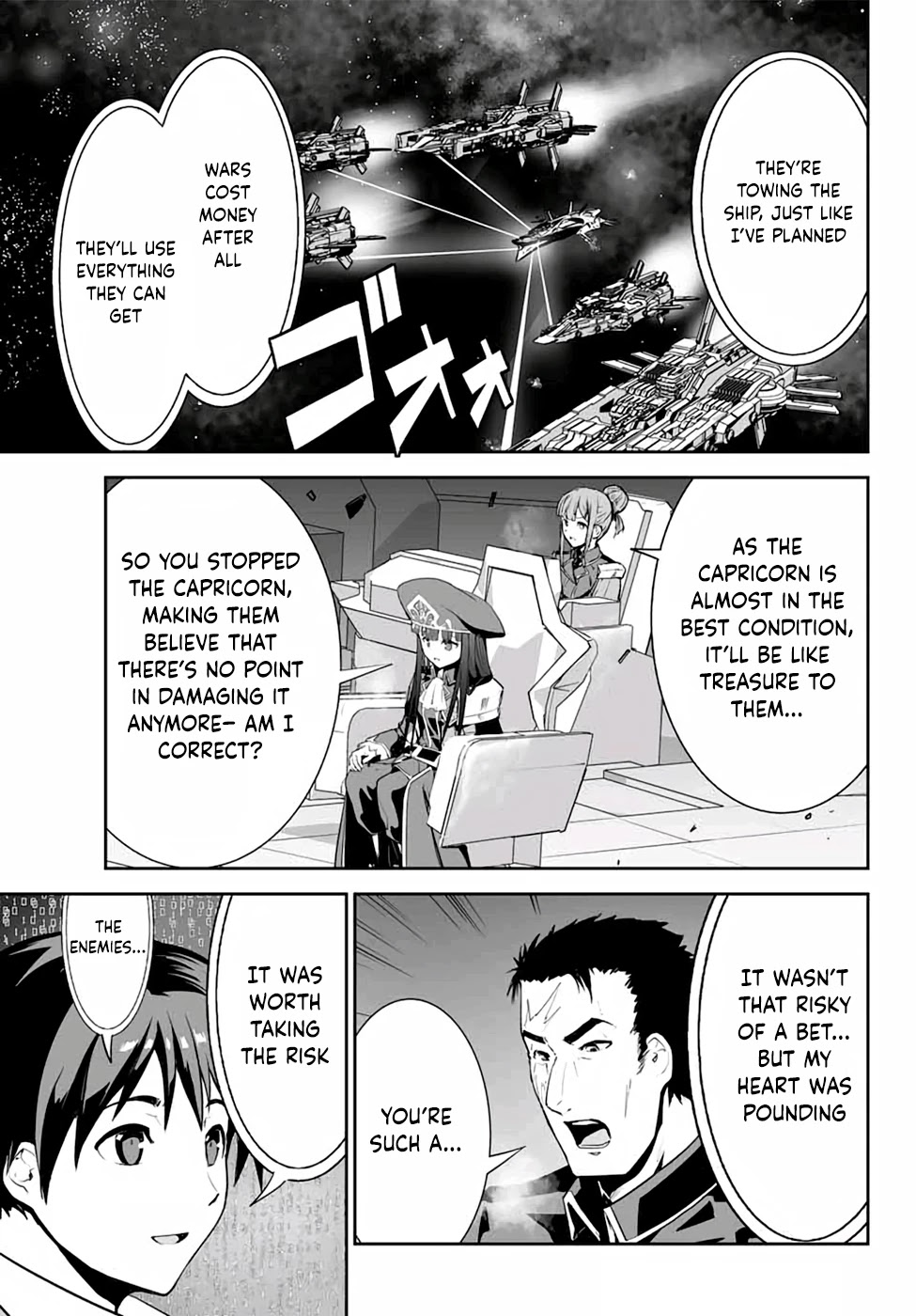 Unparalleled Path ~ Reincarnated as the AI for a Space Battleship ~ Chapter 4 page 10 - Chapter 4: Disguised Route