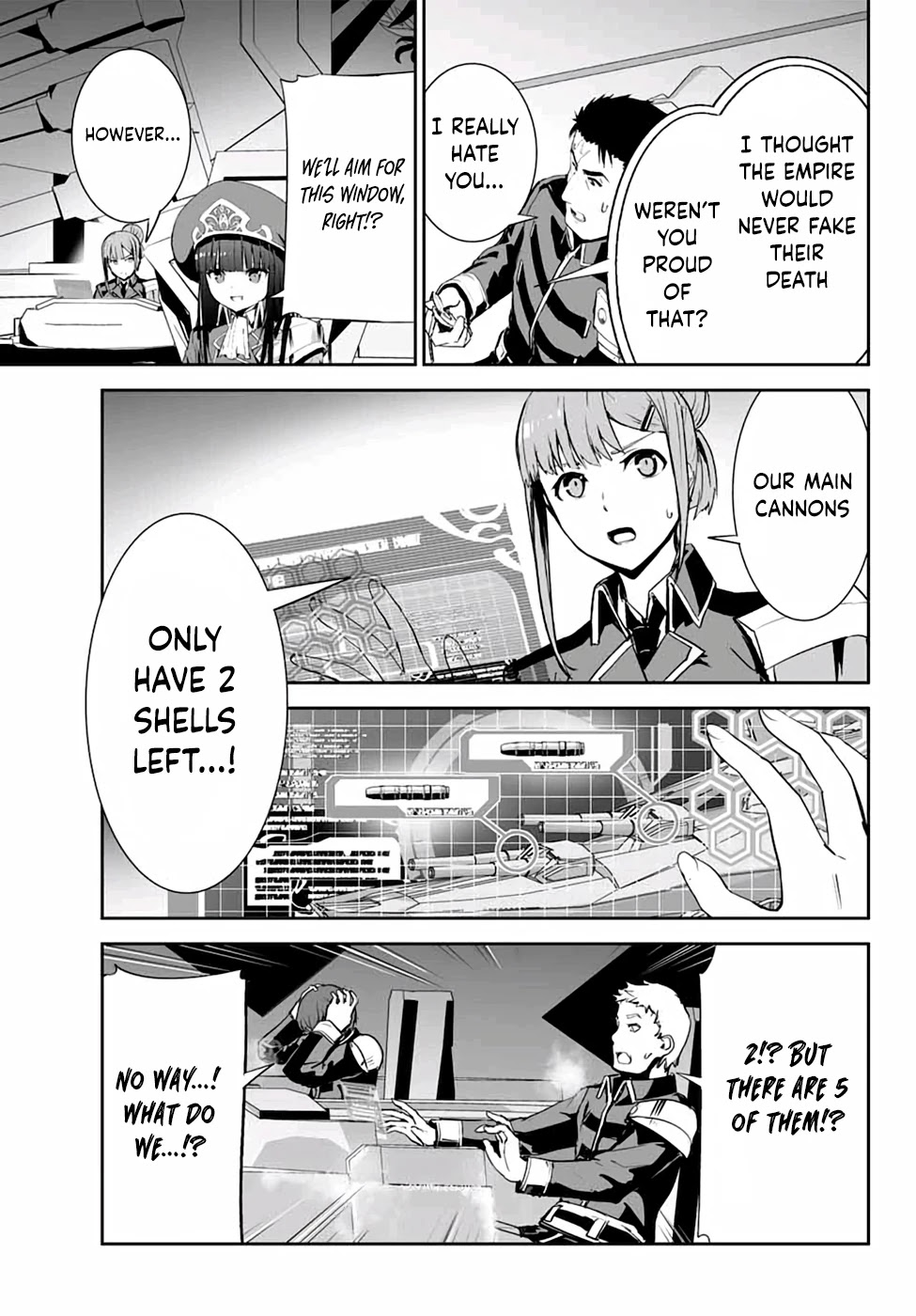 Unparalleled Path ~ Reincarnated as the AI for a Space Battleship ~ Chapter 4 page 12 - Chapter 4: Disguised Route