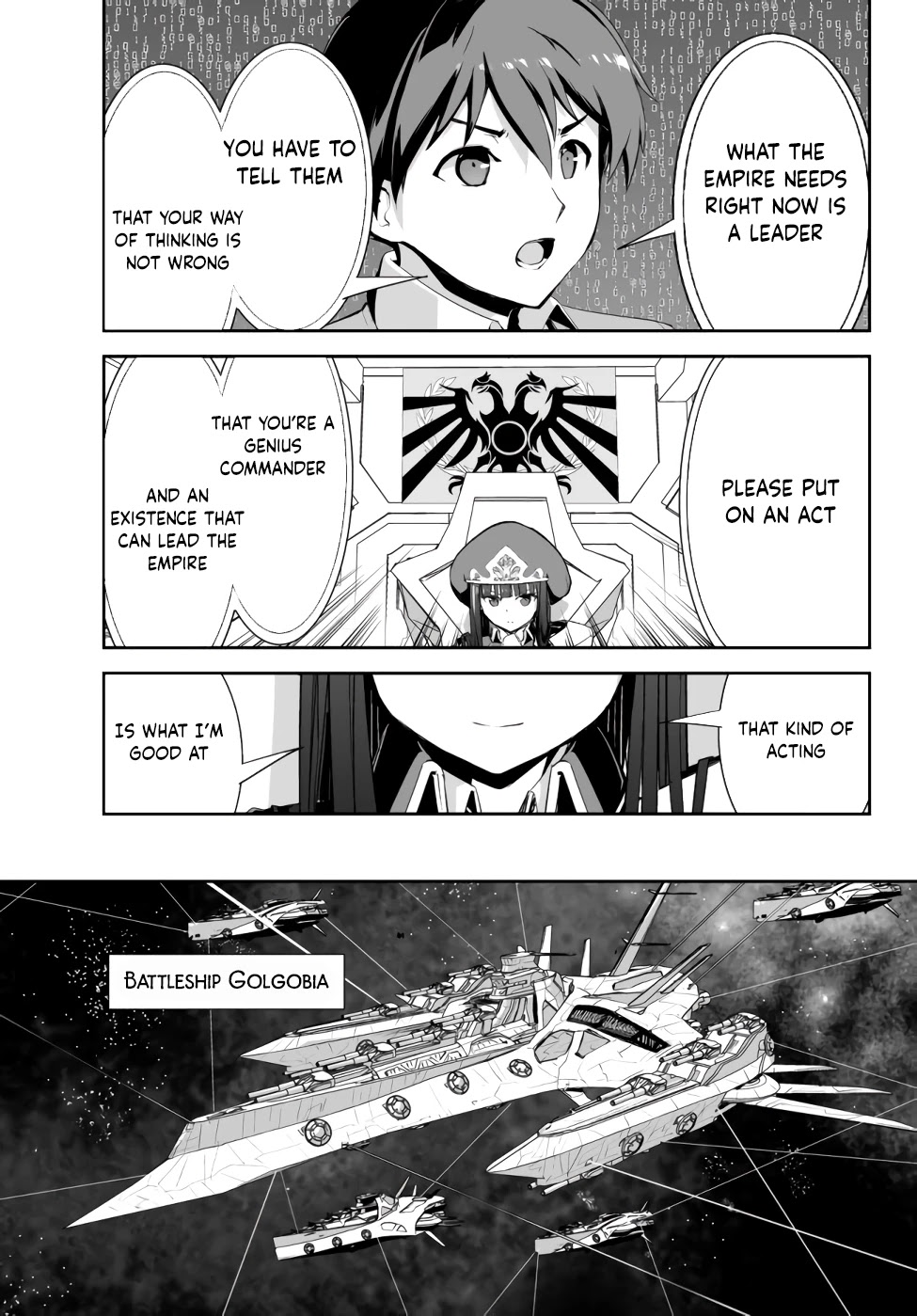 Unparalleled Path ~ Reincarnated as the AI for a Space Battleship ~ Chapter 5 page 10 - Chapter 5: Schemed Route
