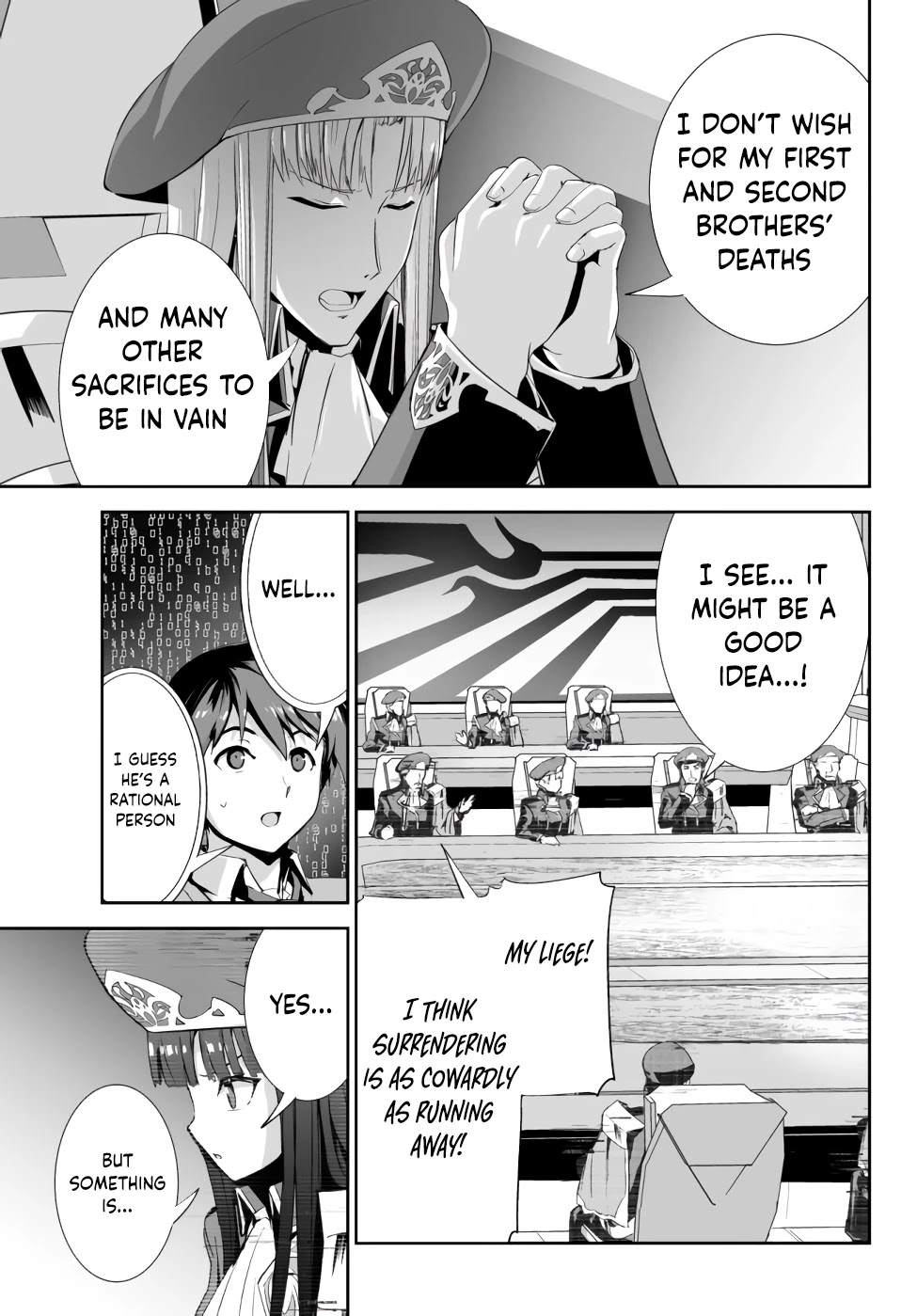 Unparalleled Path ~ Reincarnated as the AI for a Space Battleship ~ Chapter 5 page 22 - Chapter 5: Schemed Route