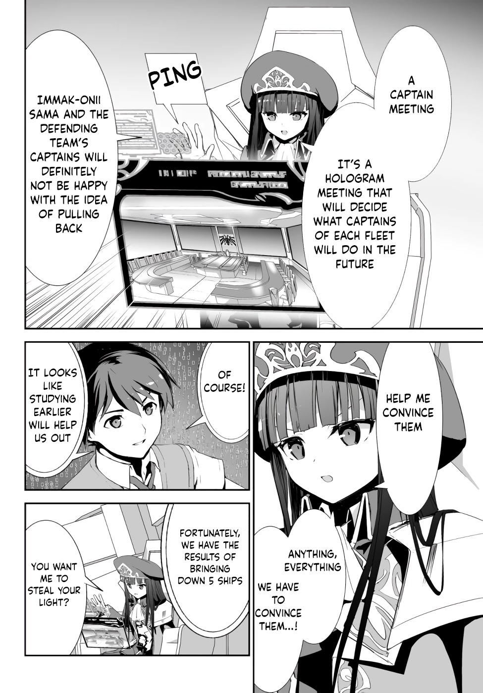 Unparalleled Path ~ Reincarnated as the AI for a Space Battleship ~ Chapter 5 page 9 - Chapter 5: Schemed Route