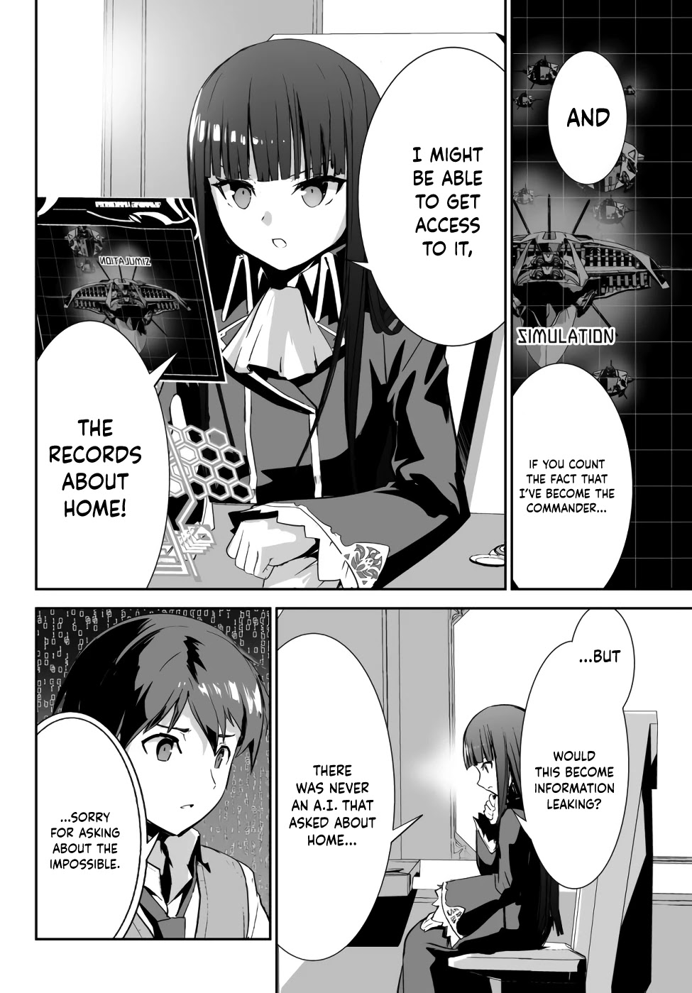 Unparalleled Path ~ Reincarnated as the AI for a Space Battleship ~ Chapter 7 page 26 - Chapter 7