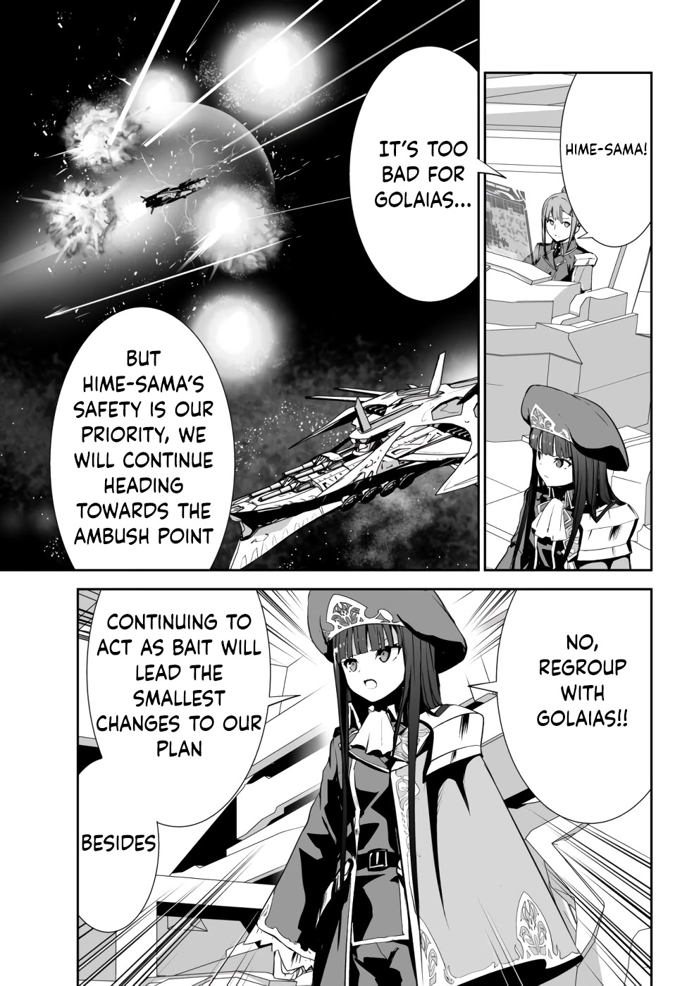 Unparalleled Path ~ Reincarnated as the AI for a Space Battleship ~ Chapter 8 page 27 - Chapter 8: Route to Battle