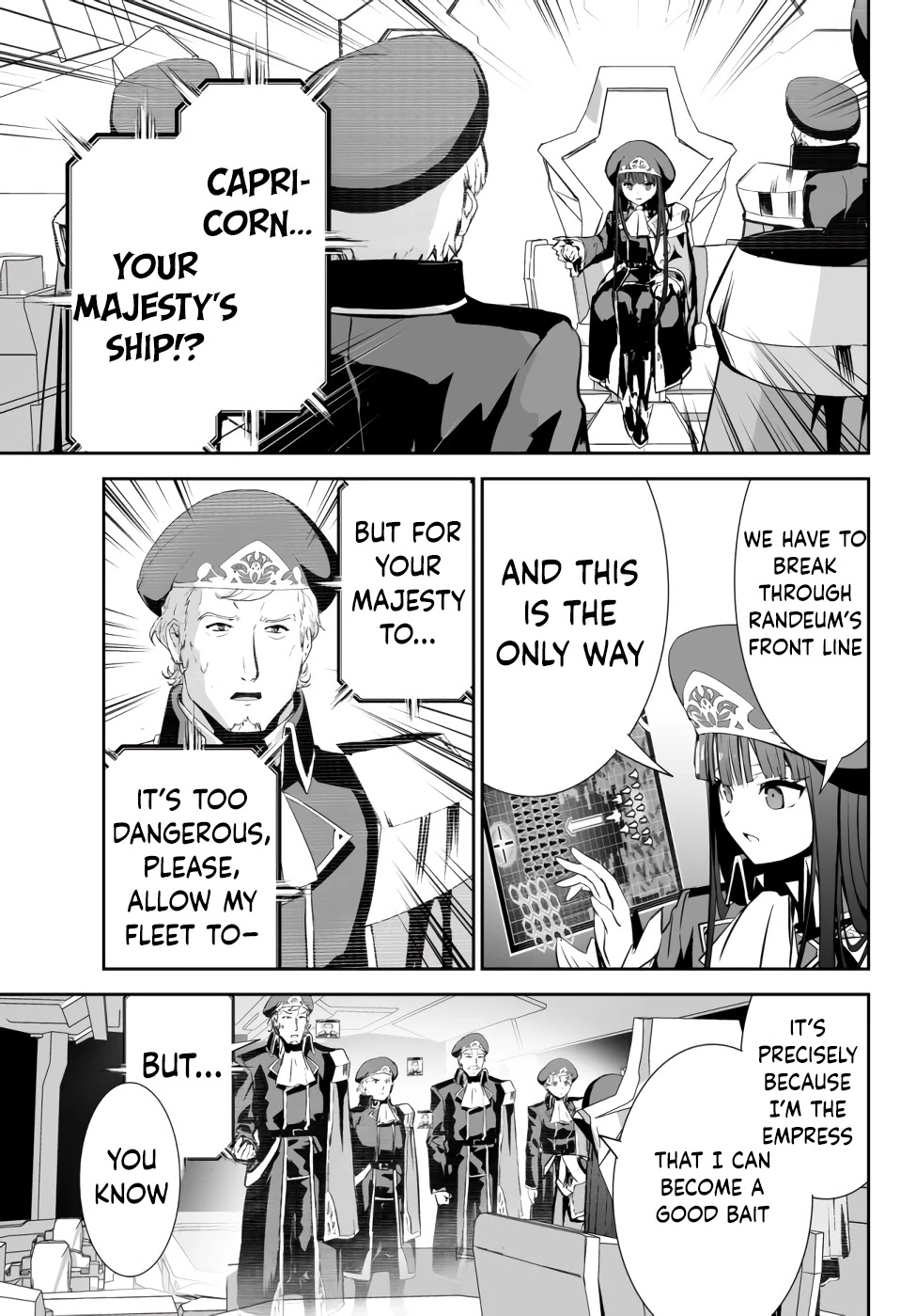 Unparalleled Path ~ Reincarnated as the AI for a Space Battleship ~ Chapter 8 page 7 - Chapter 8: Route to Battle