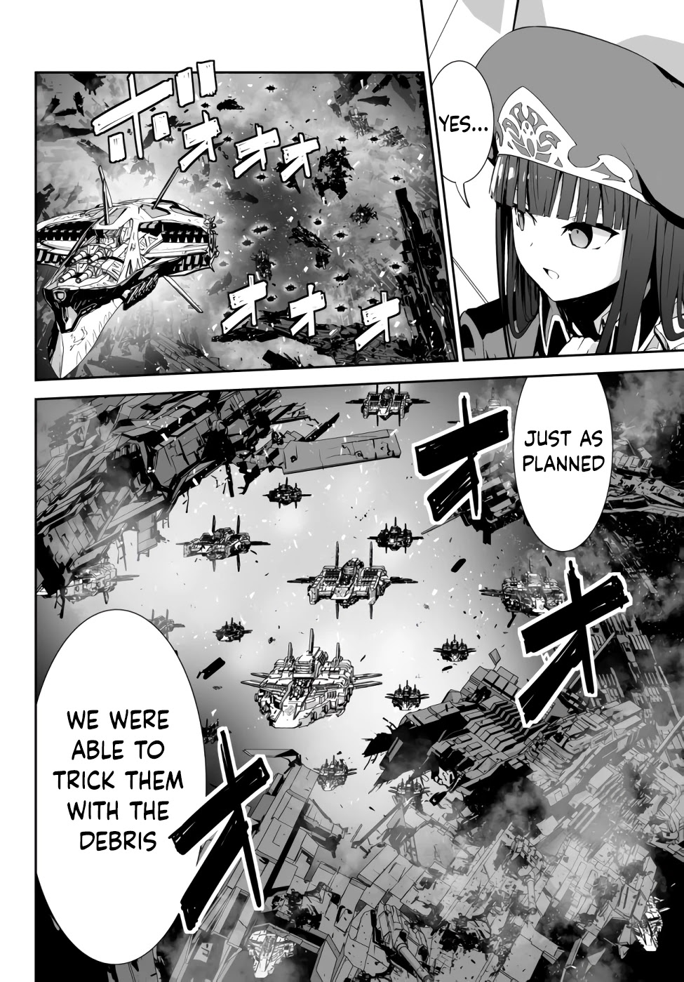 Unparalleled Path ~ Reincarnated as the AI for a Space Battleship ~ Chapter 9 page 13 - Chapter 9: Victory Route