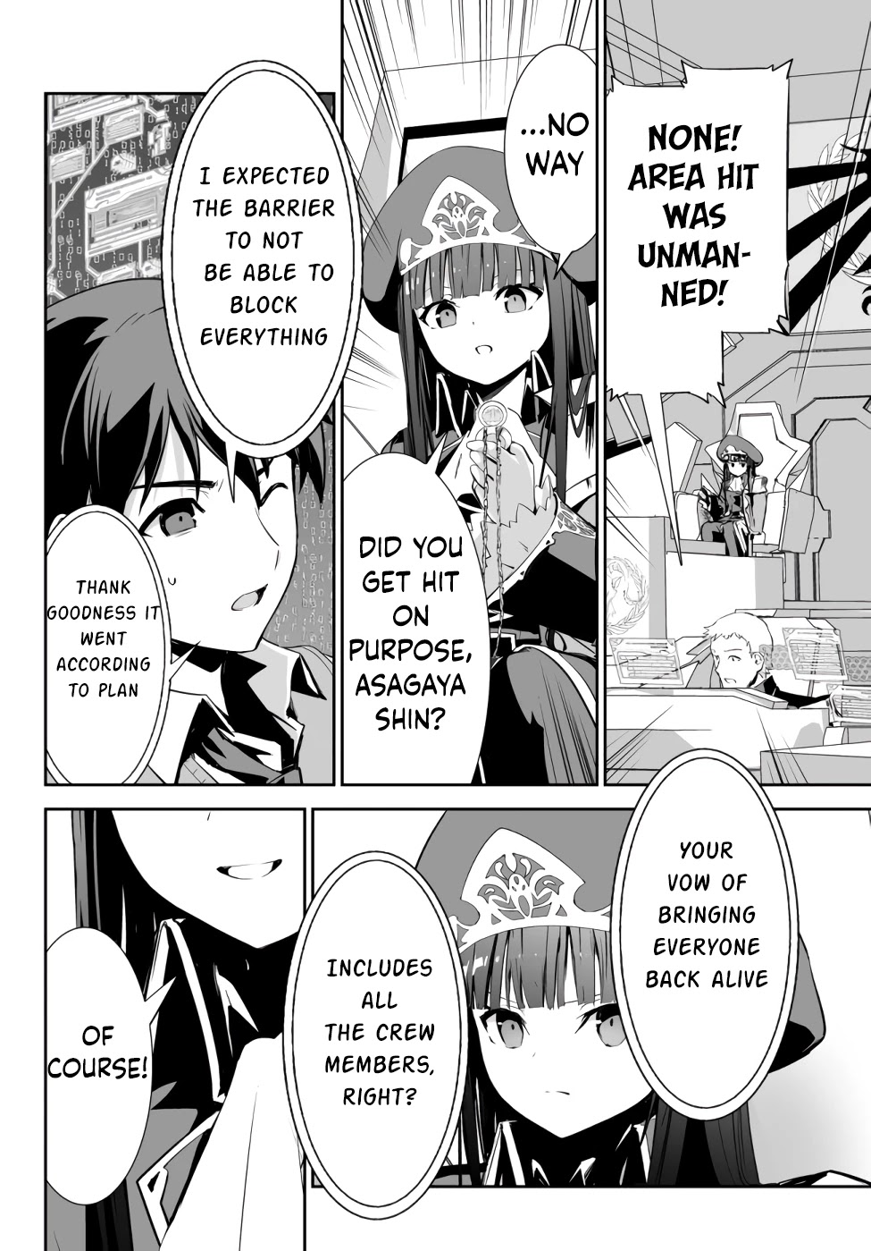 Unparalleled Path ~ Reincarnated as the AI for a Space Battleship ~ Chapter 9 page 7 - Chapter 9: Victory Route