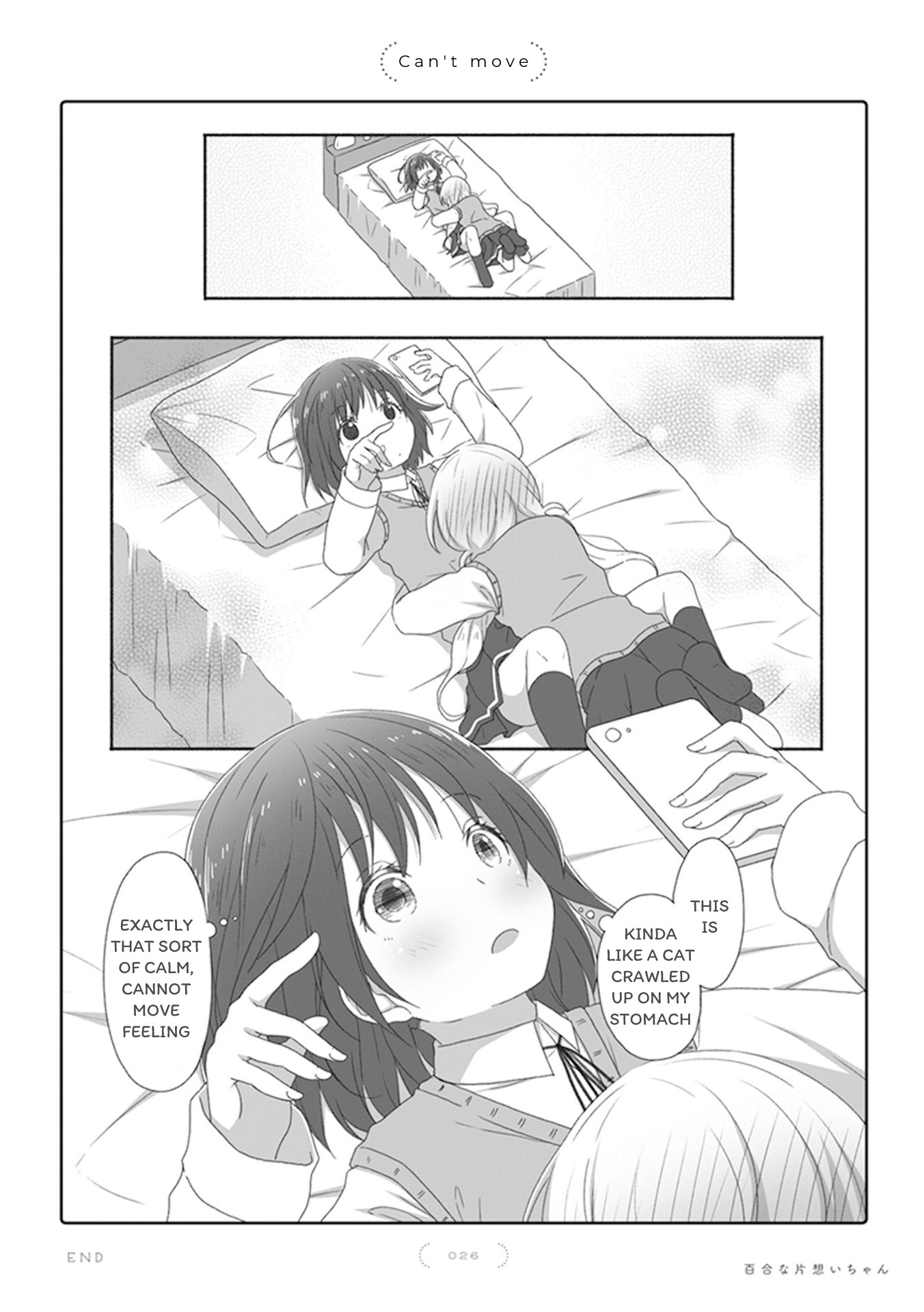 Unrequited Yuri Love Chapter 10 page 1 - Chapter 10: Can't move