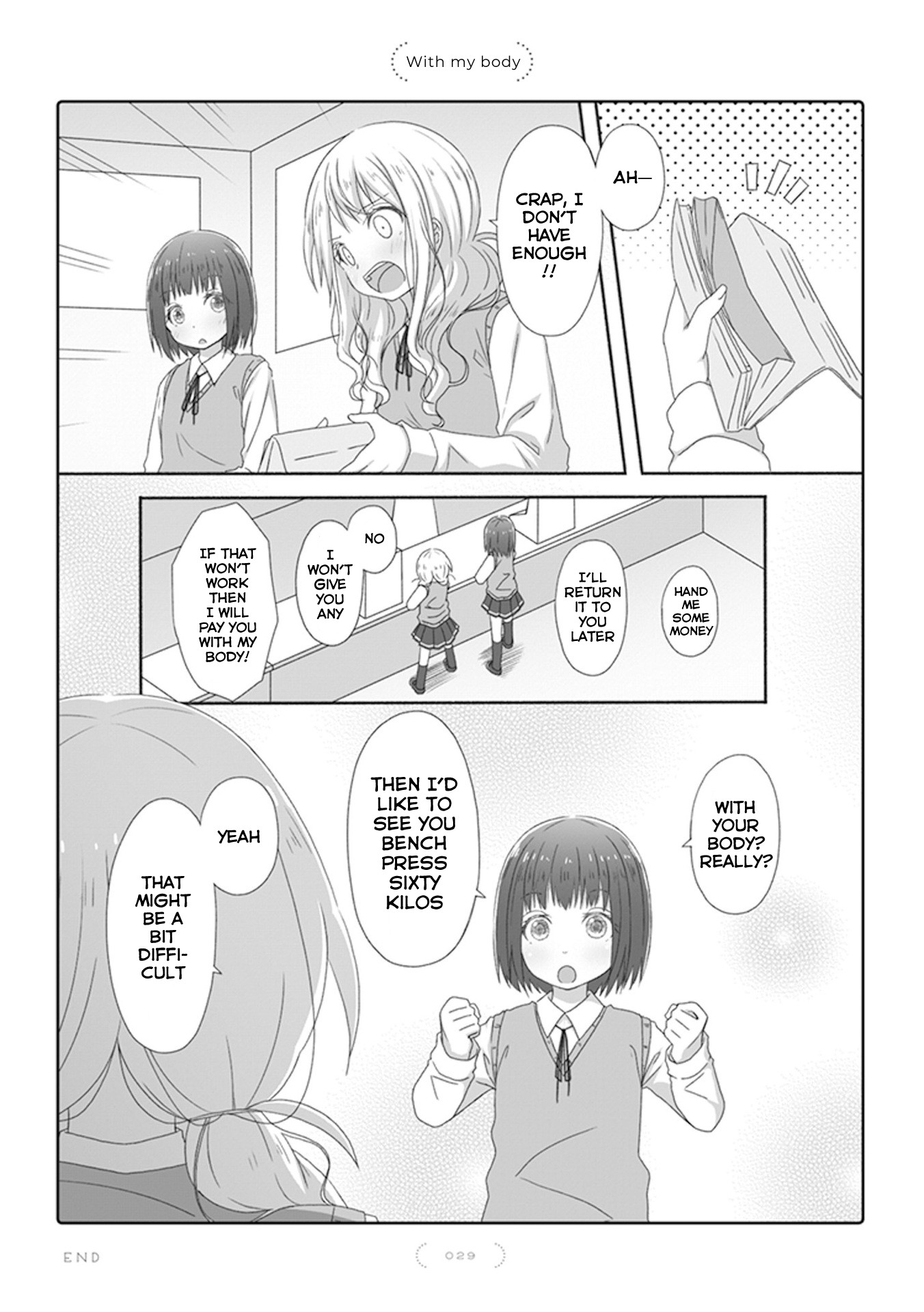Unrequited Yuri Love Chapter 13 page 1 - Chapter 13: With my body