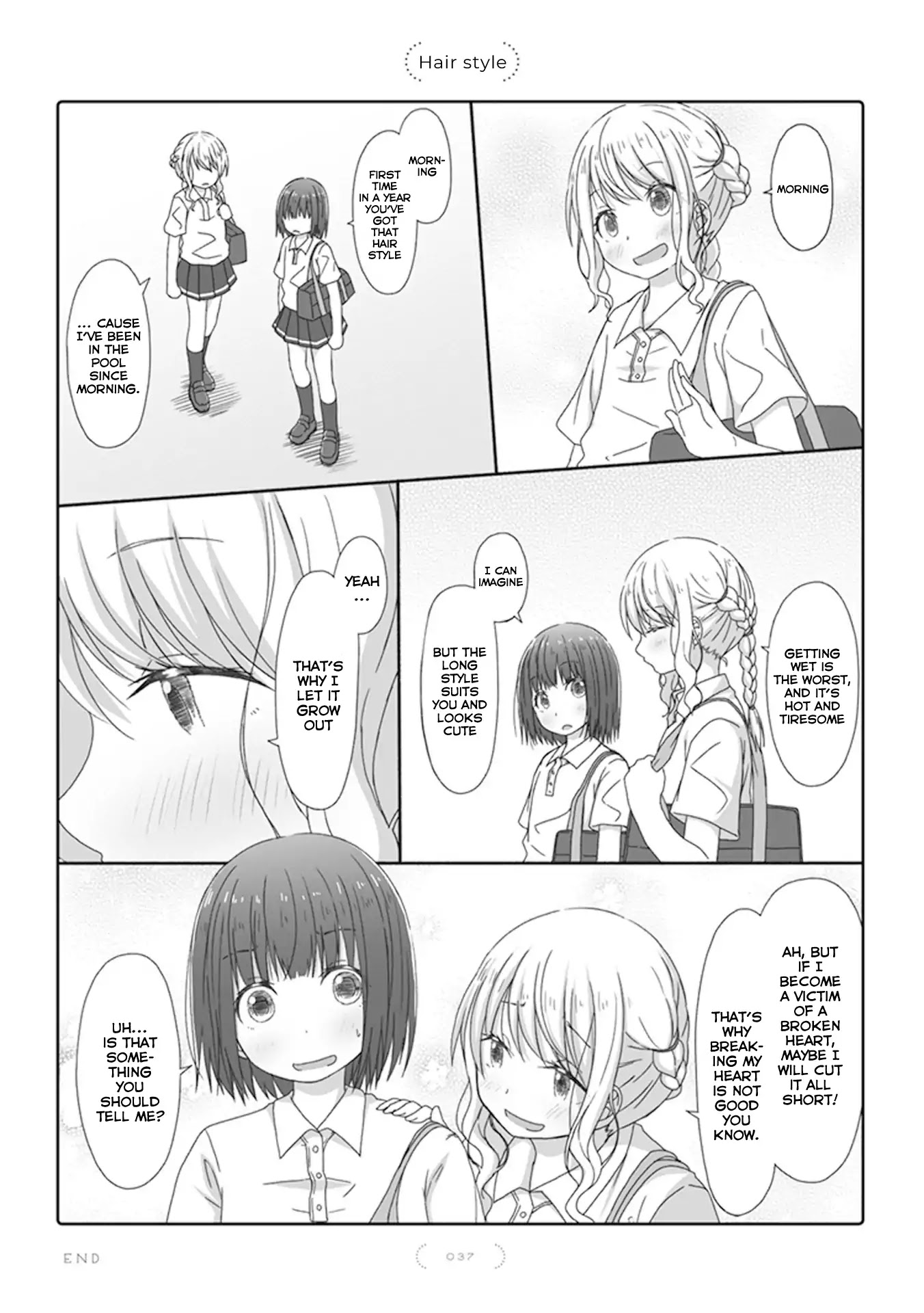 Unrequited Yuri Love Chapter 18 page 1 - Chapter 18: Hair style