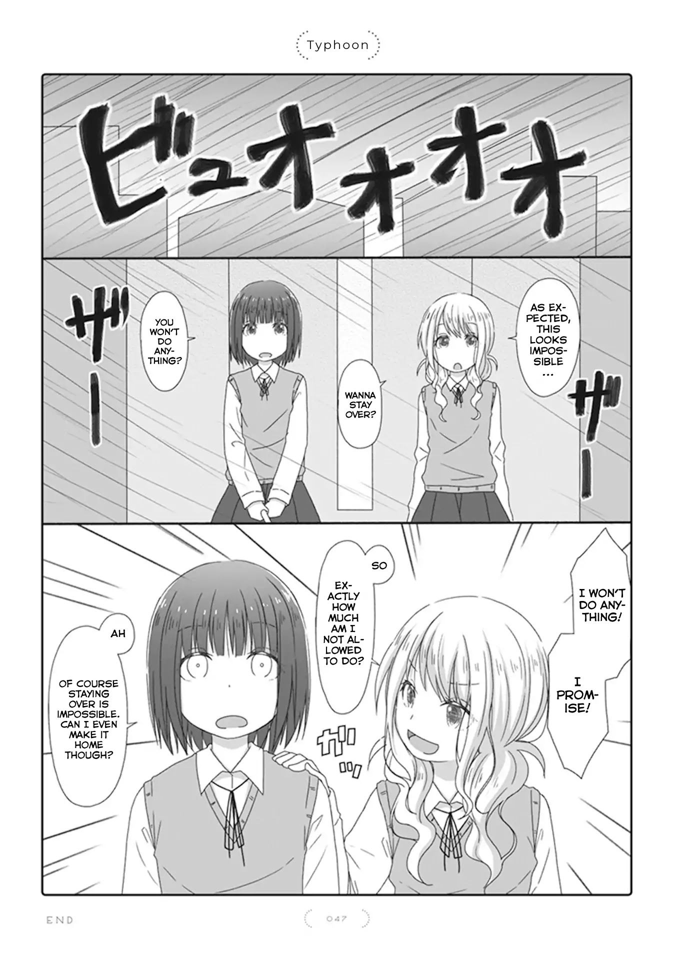 Unrequited Yuri Love Chapter 25 page 1 - Chapter 25: Typhoon