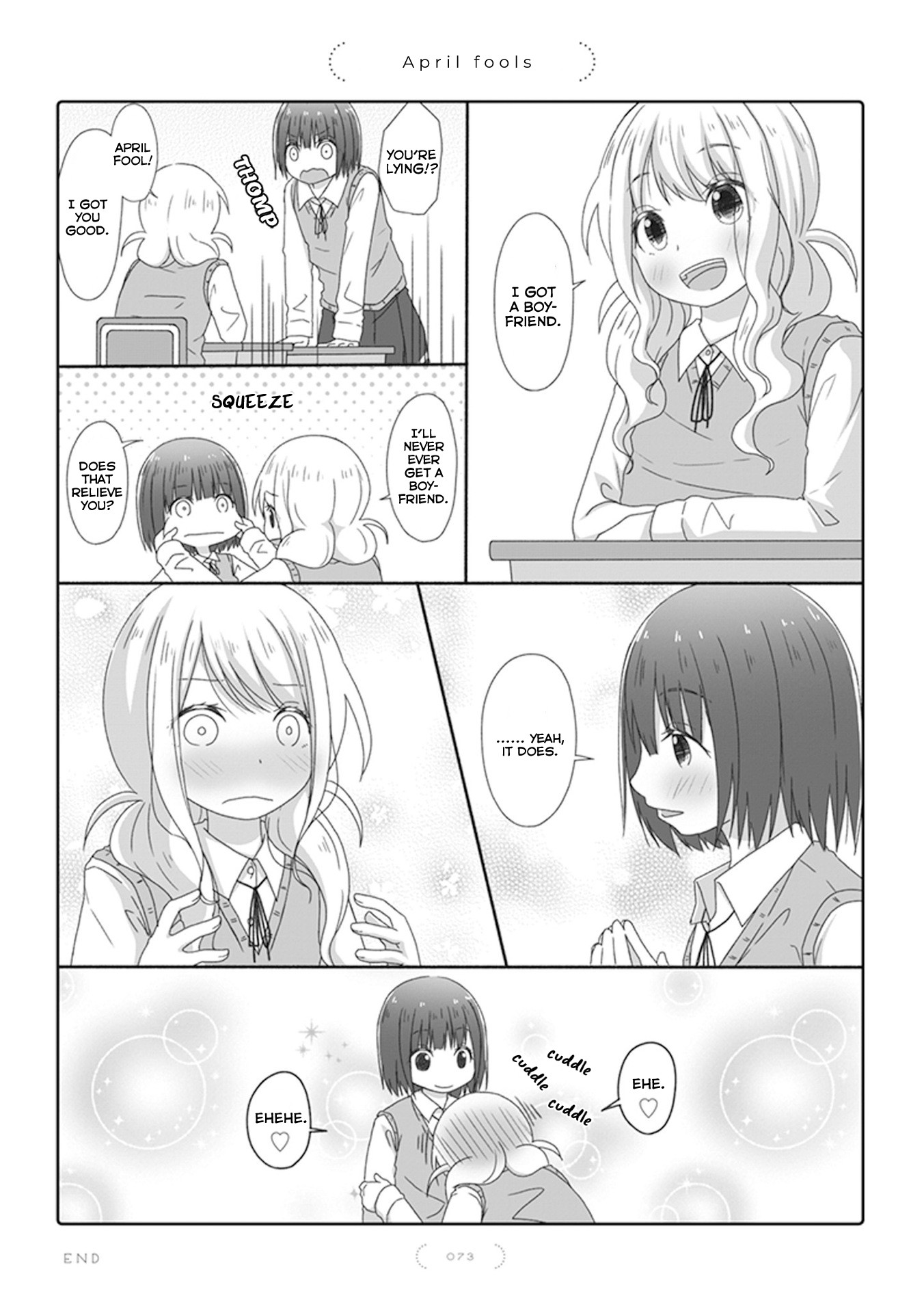 Unrequited Yuri Love Chapter 41 page 1 - Chapter 41: April fools