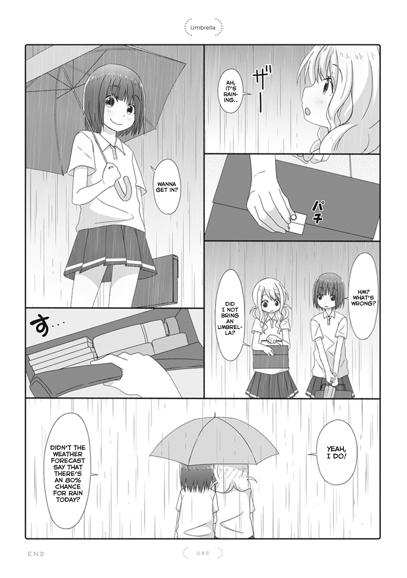 Unrequited Yuri Love Chapter 51 page 1 - Chapter 51: Umbrella