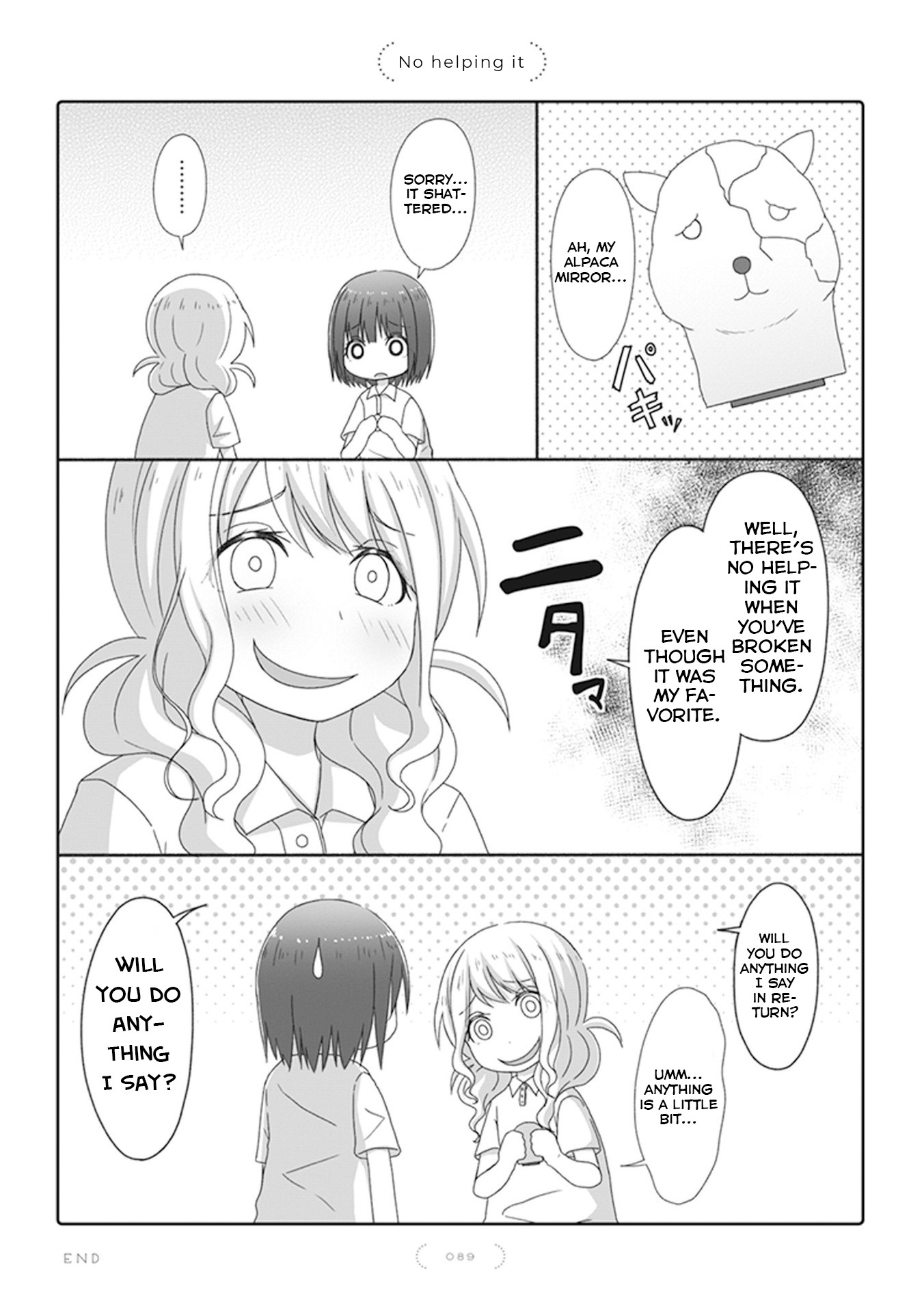 Unrequited Yuri Love Chapter 55 page 1 - Chapter 55: No helping it