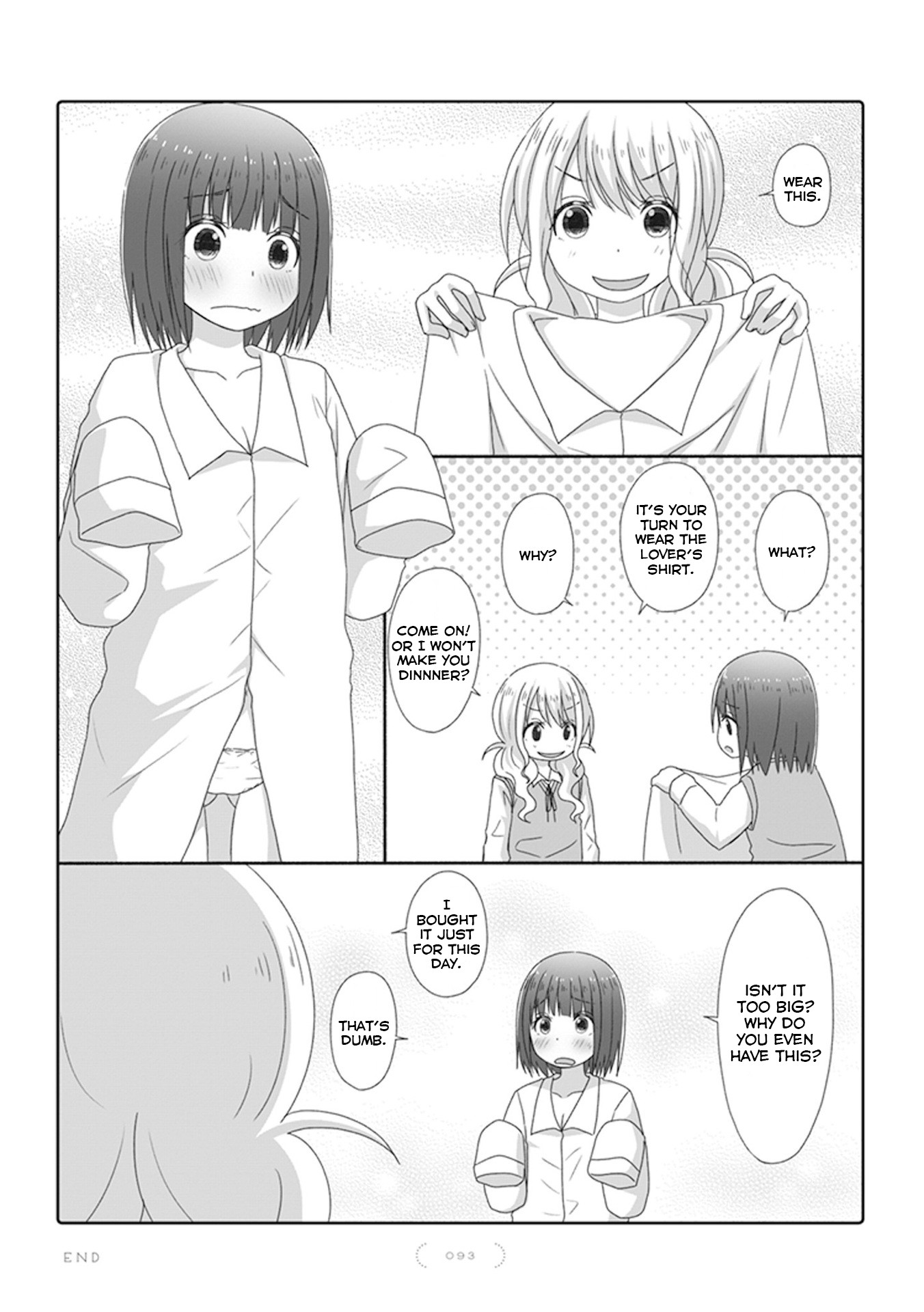 Unrequited Yuri Love Chapter 58 page 2 - Chapter 58: Lover's shirt