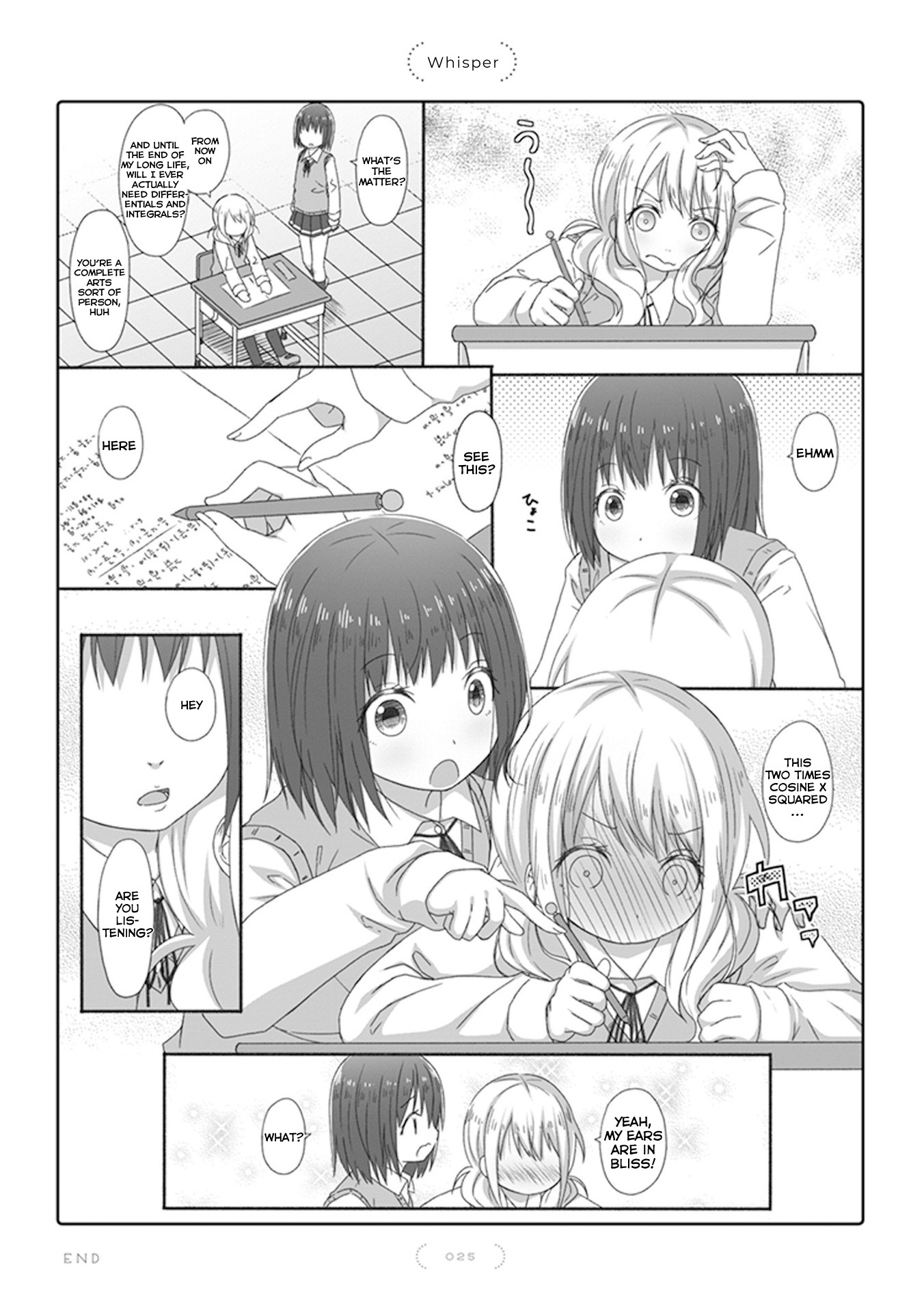 Unrequited Yuri Love Chapter 9 page 1 - Chapter 9: Whisper