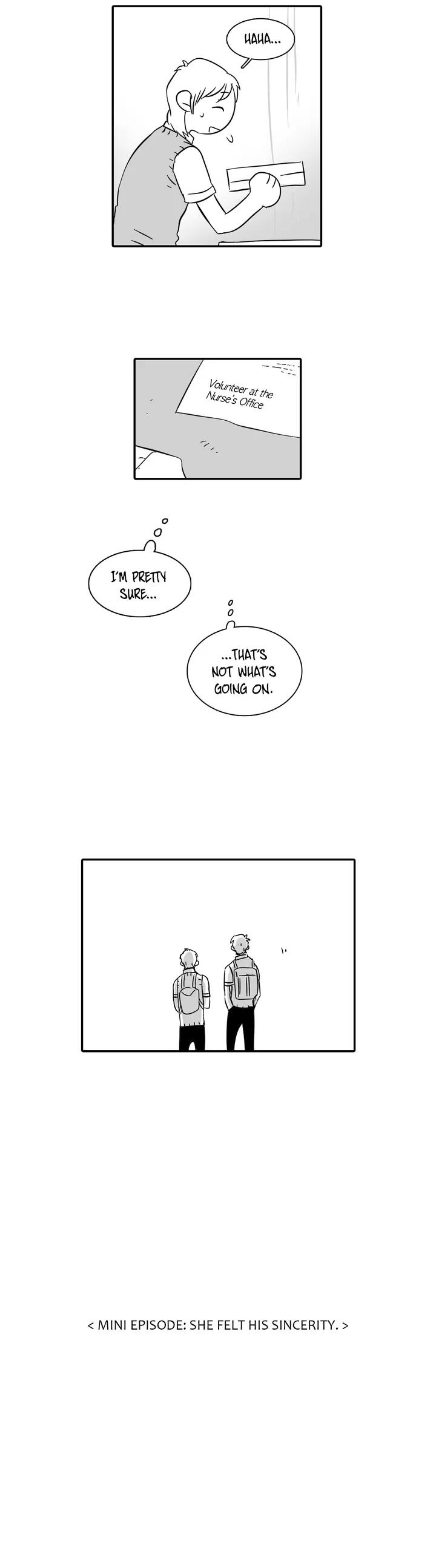 Unstoppable Siblings Chapter 168.5 page 12 - Chapter 168.5: Mini Episode: She felt his sincerity.