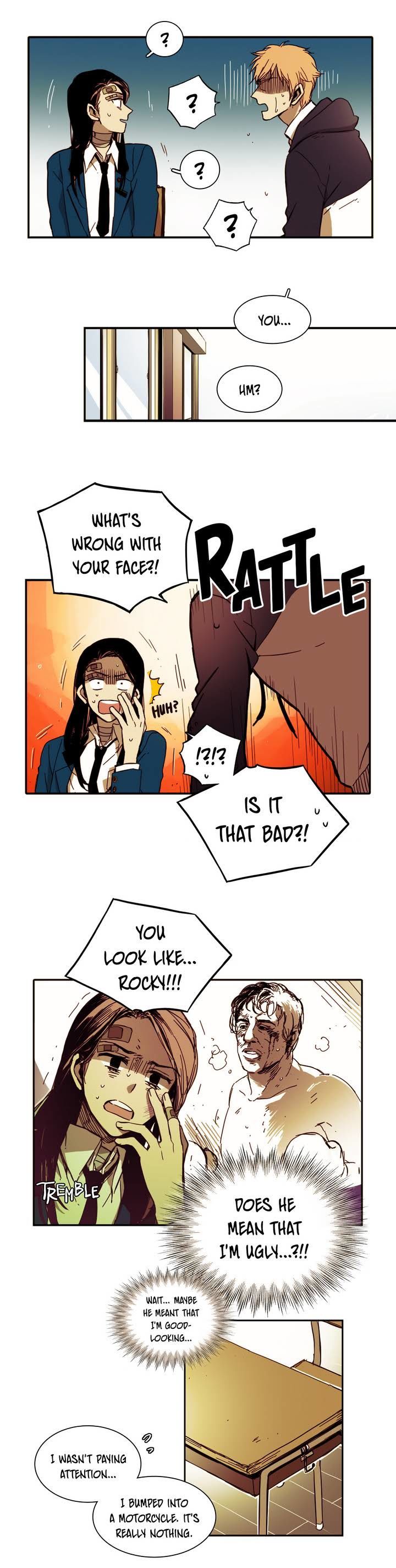 Unstoppable Siblings Chapter 9 page 5 - Chapter 9 : She regrets not getting hit by the motorcycle hard enough