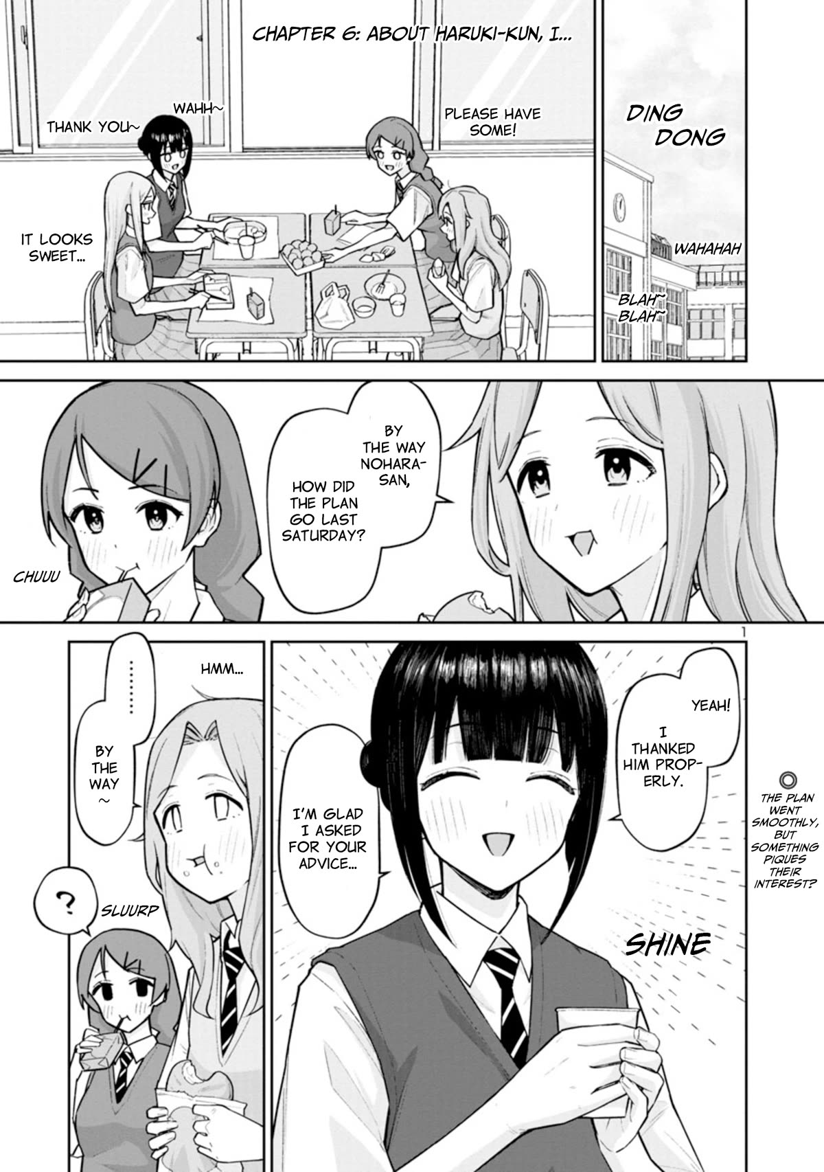Untie and Retie Chapter 6 page 1 - Chapter 6: About Haruki-kun, I...