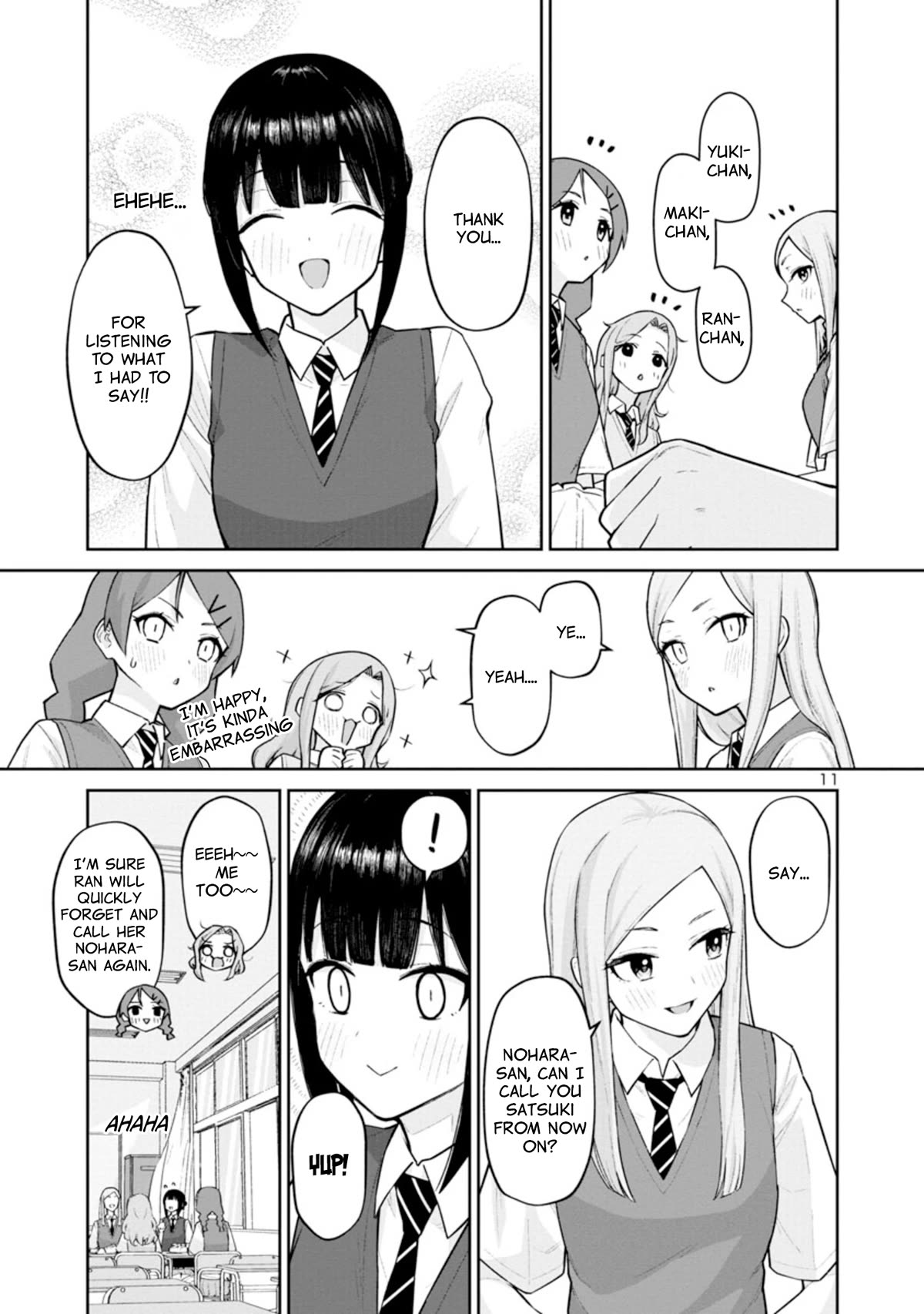 Untie and Retie Chapter 6 page 11 - Chapter 6: About Haruki-kun, I...