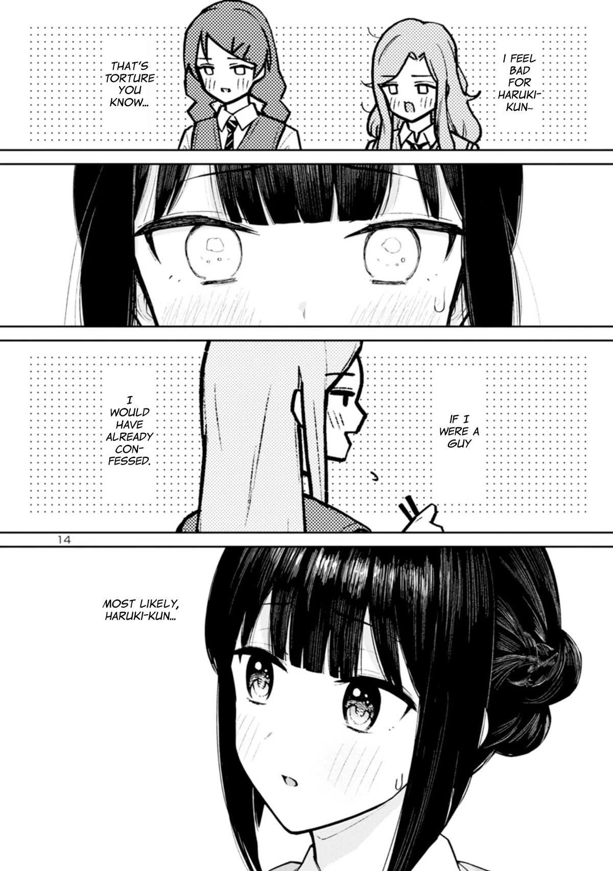 Untie and Retie Chapter 6 page 14 - Chapter 6: About Haruki-kun, I...