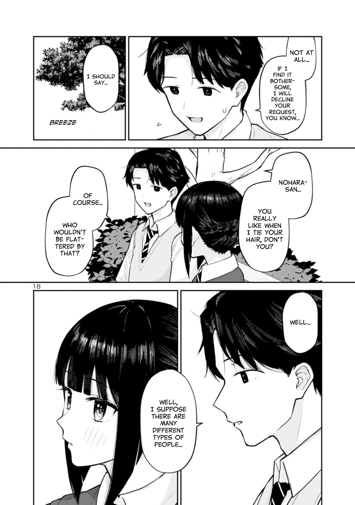 Untie and Retie Chapter 6 page 18 - Chapter 6: About Haruki-kun, I...
