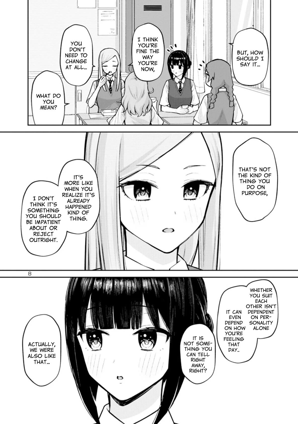 Untie and Retie Chapter 6 page 8 - Chapter 6: About Haruki-kun, I...