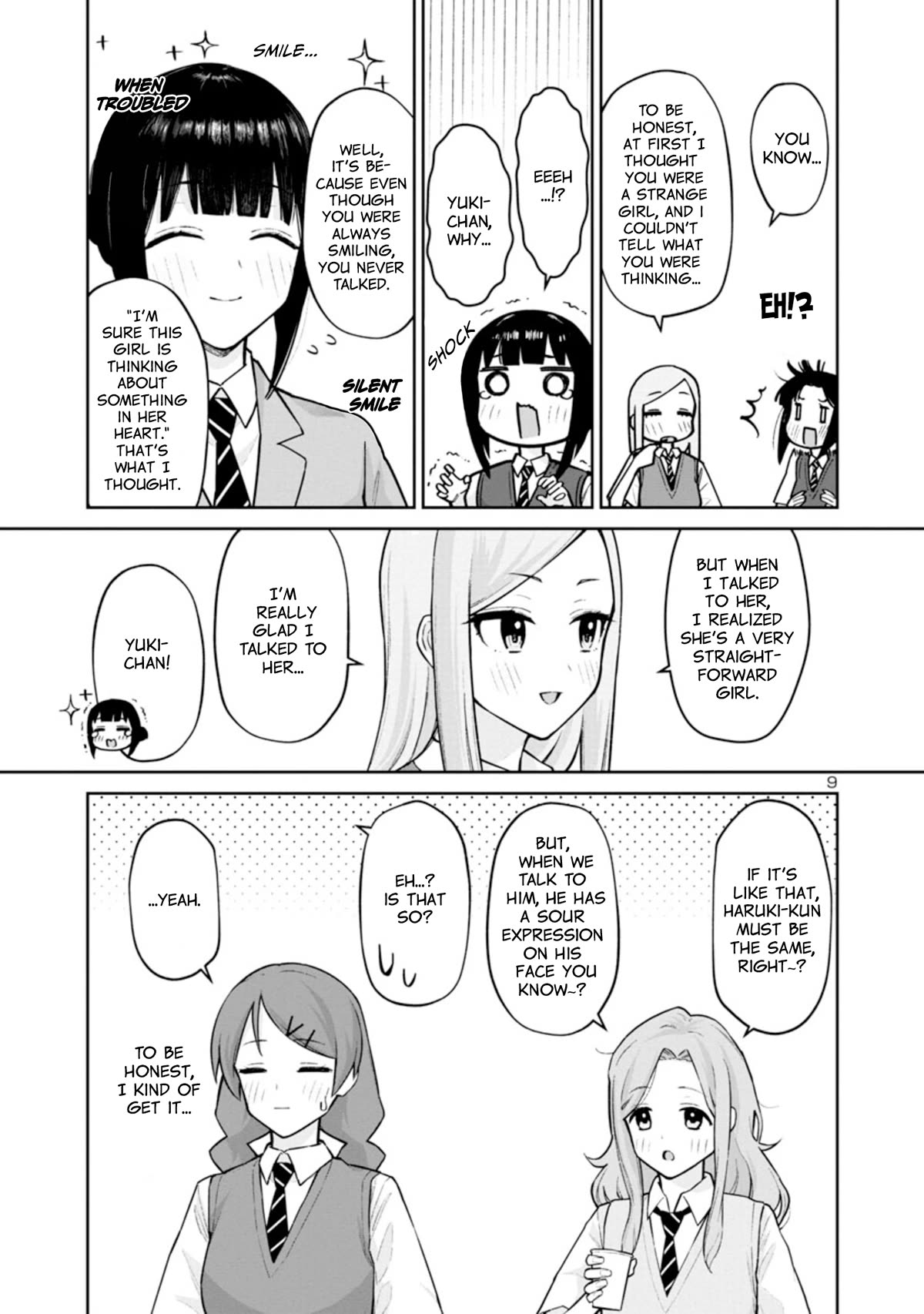 Untie and Retie Chapter 6 page 9 - Chapter 6: About Haruki-kun, I...