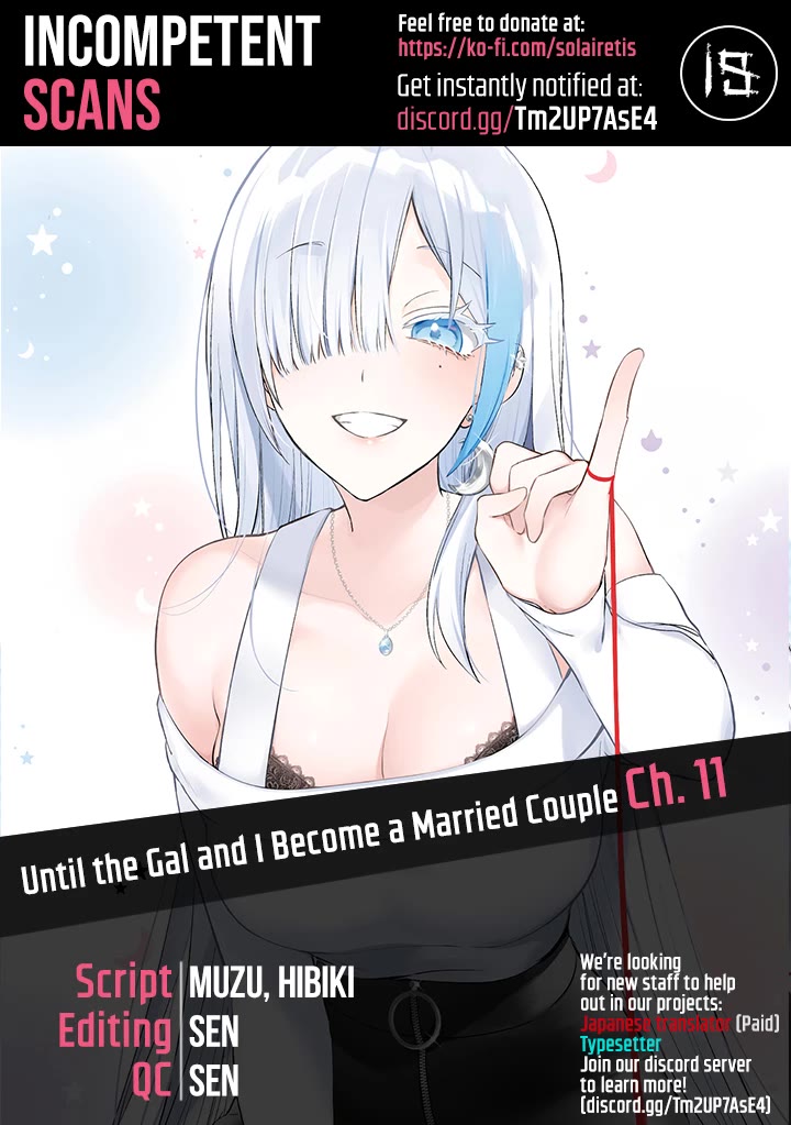Until the Gal and I Become a Married Couple Chapter 11 page 1 - Chapter 11