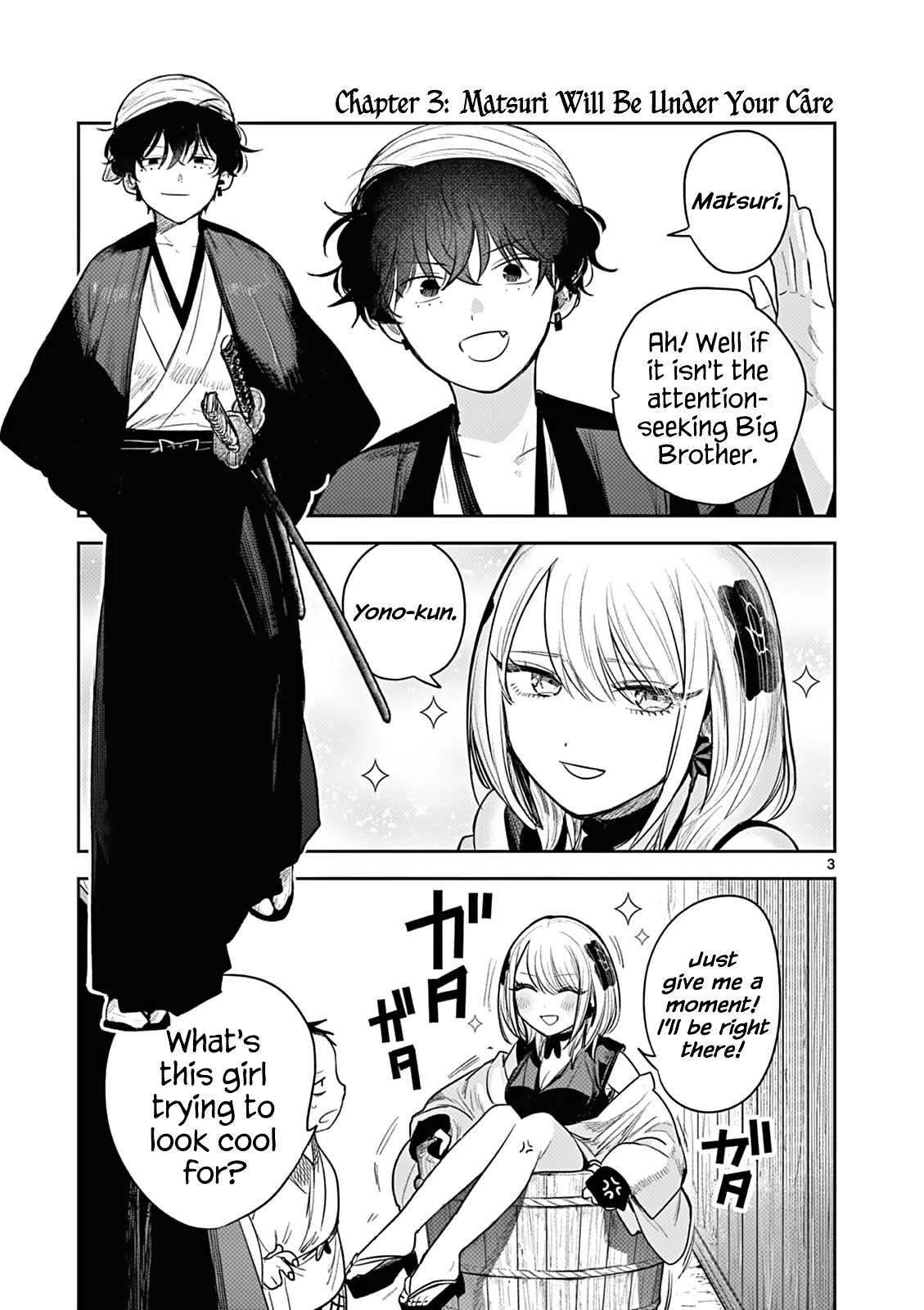 Until Your Sword Breaks Chapter 3 page 3 - Chapter 3: Matsuri Will Be Under Your Care