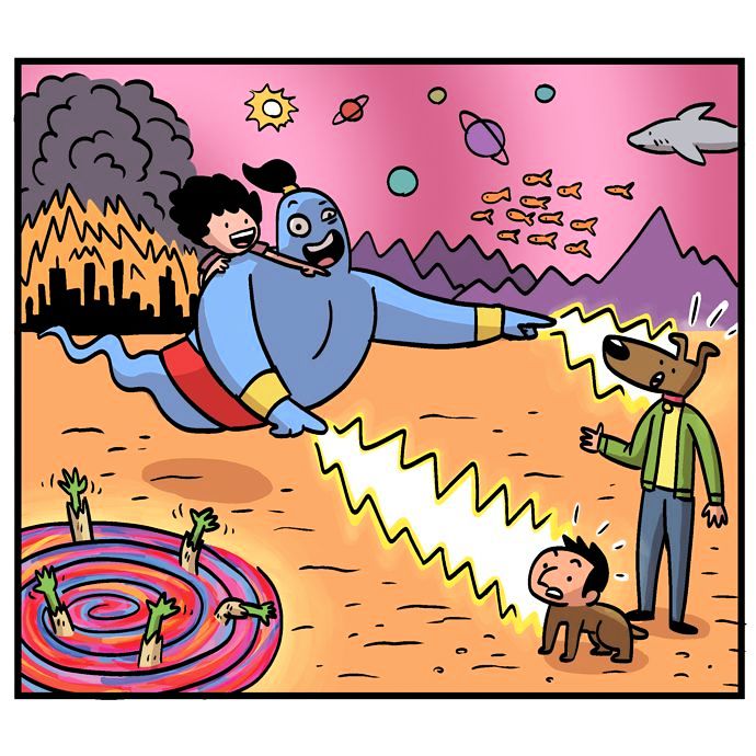 Up and Out Chapter 32 page 7 - Chapter 32 : Genie Wish