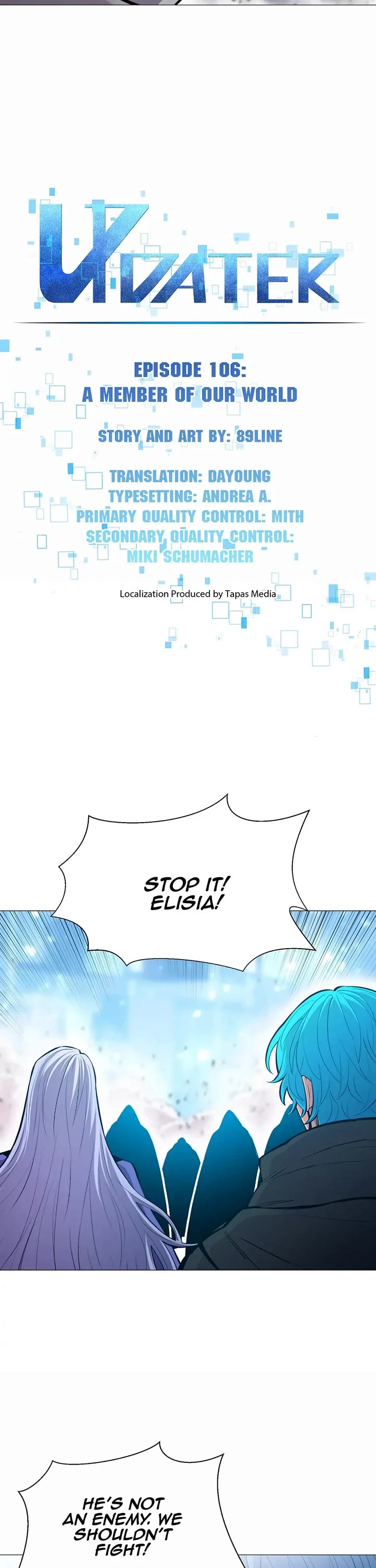 Updater Chapter 106 page 8 - Chapter 106: A Member Of Our World