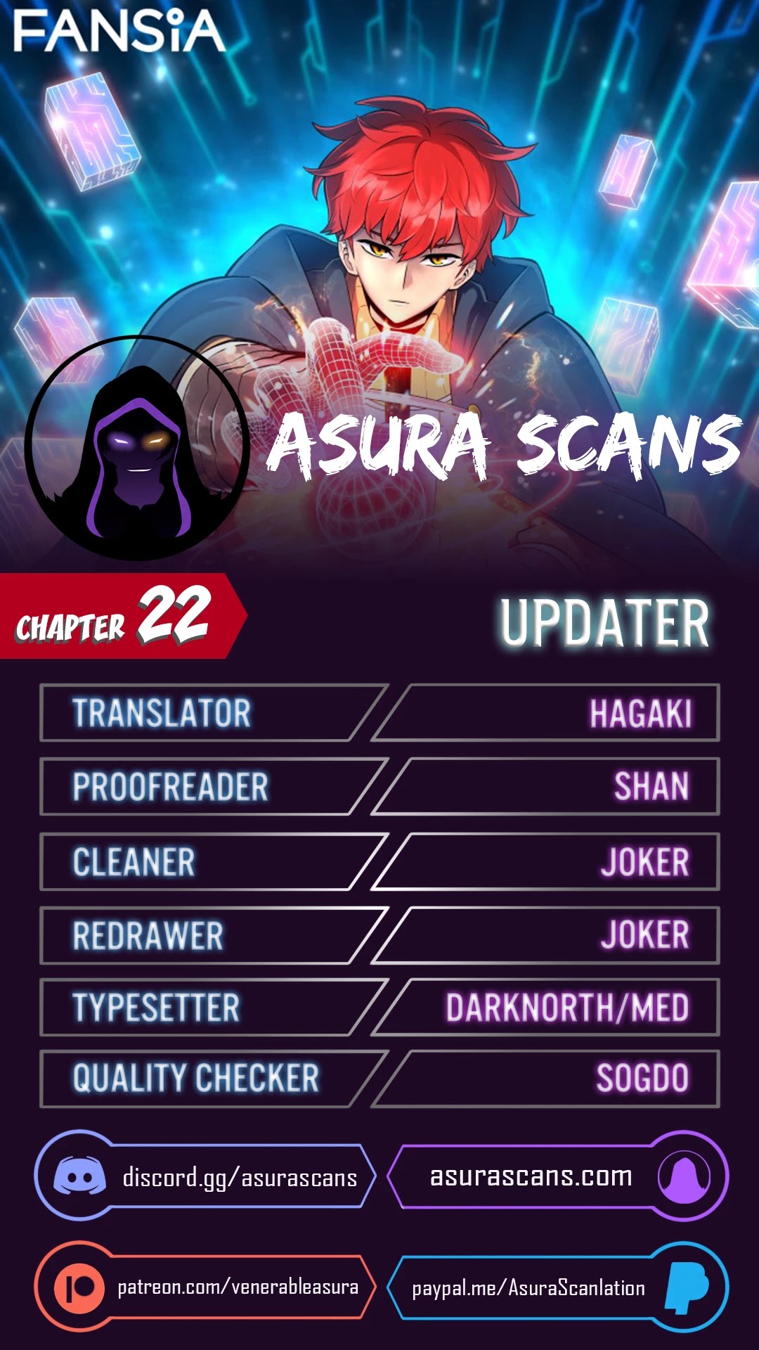 Updater Chapter 22 page 1 - Chapter 22