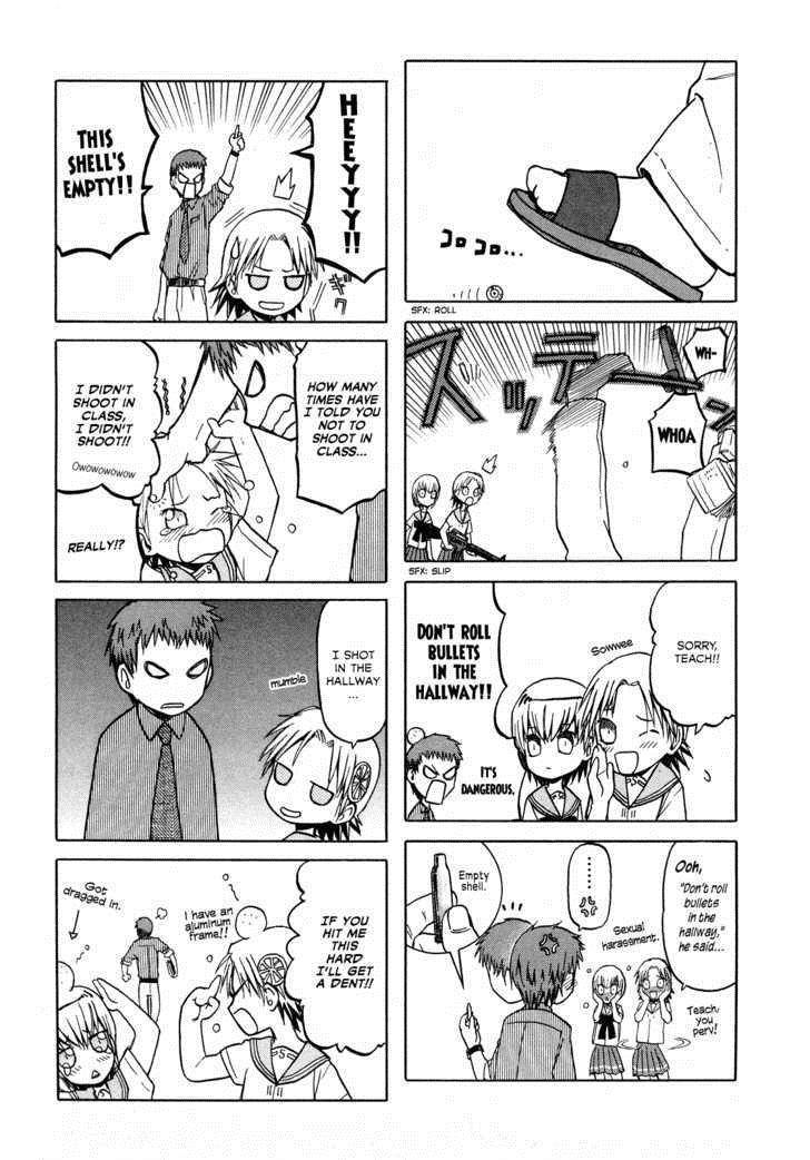 Upotte!! Nano Chapter 1 page 3 - Chapter 1: The popular serialization is now appearing in "Nano" too.