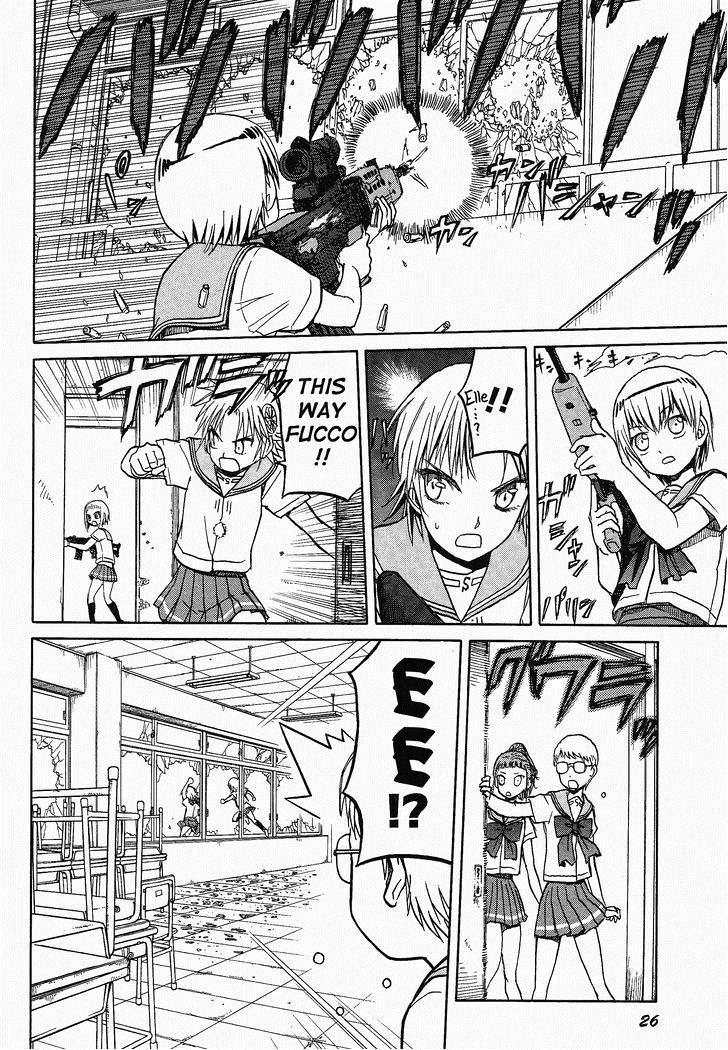 Upotte!! Nano Chapter 12 page 6 - Chapter 12: Sixteen shot!!